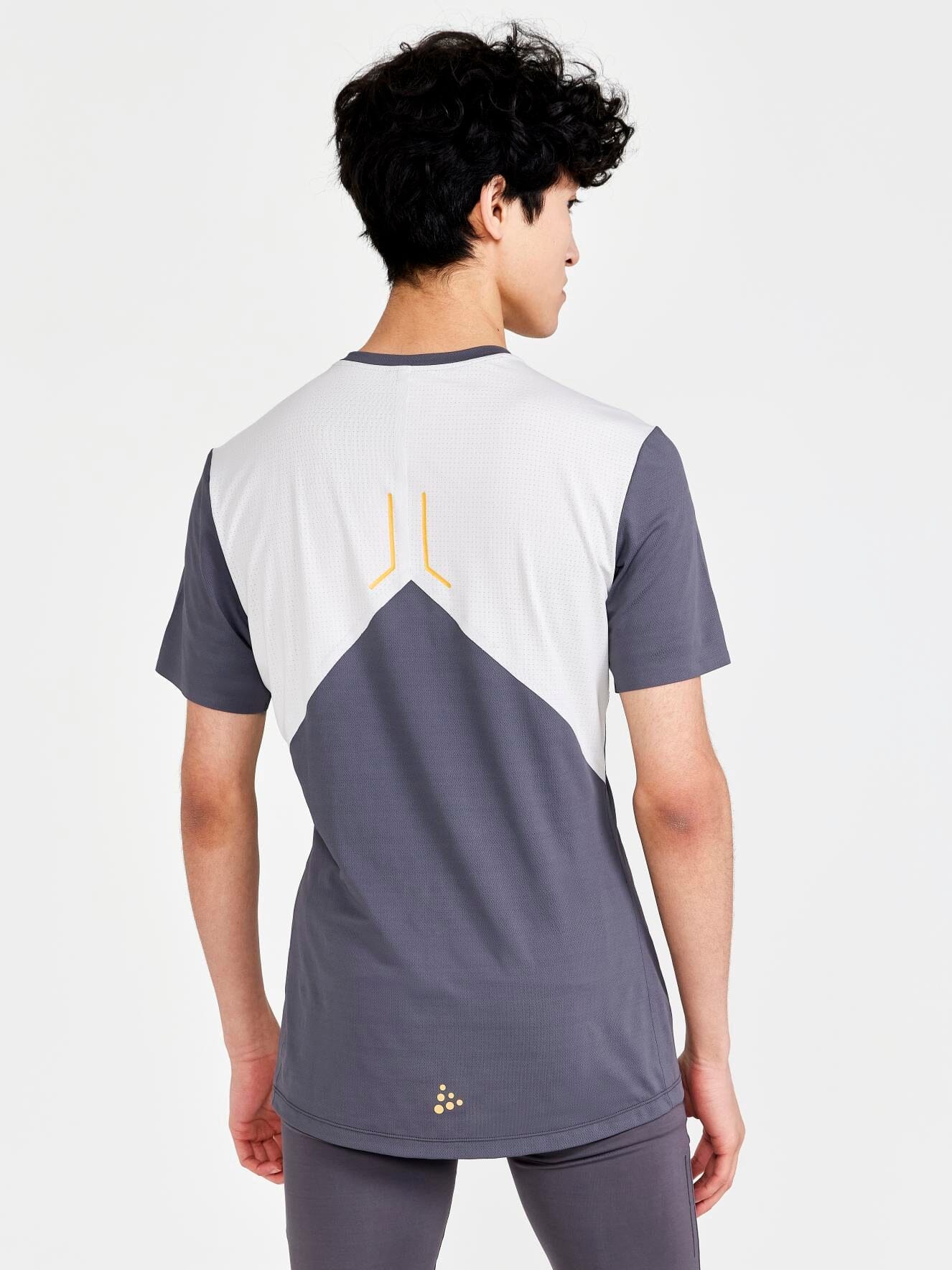 Men's Pro Hypervent Running Tee - GRANITE/ASH - Image 3