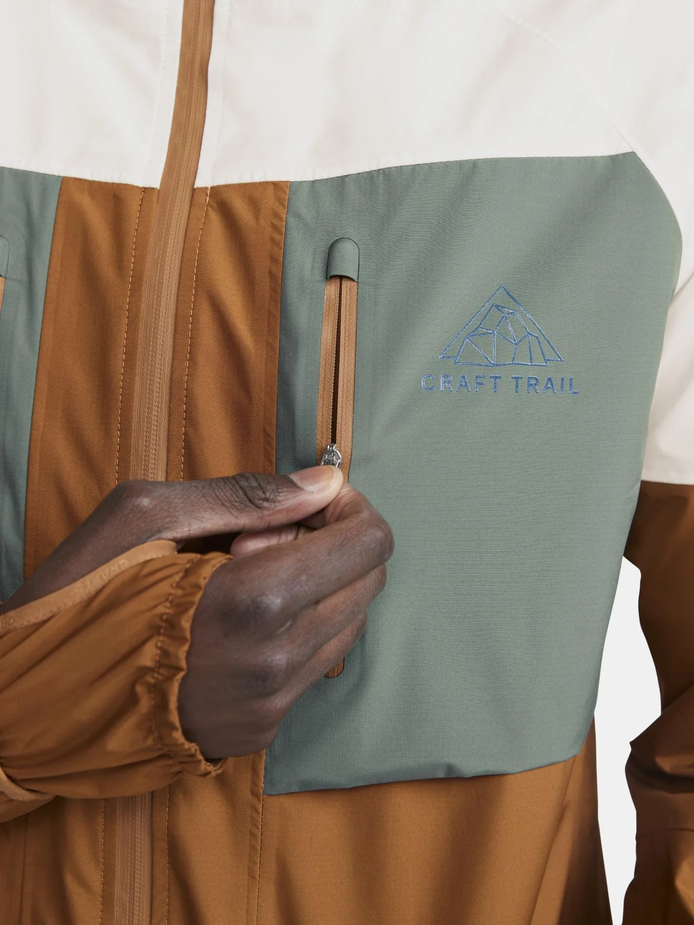 Men's Pro Trail Running Hydro Jacket - ROOTS-TOFU - Image 4