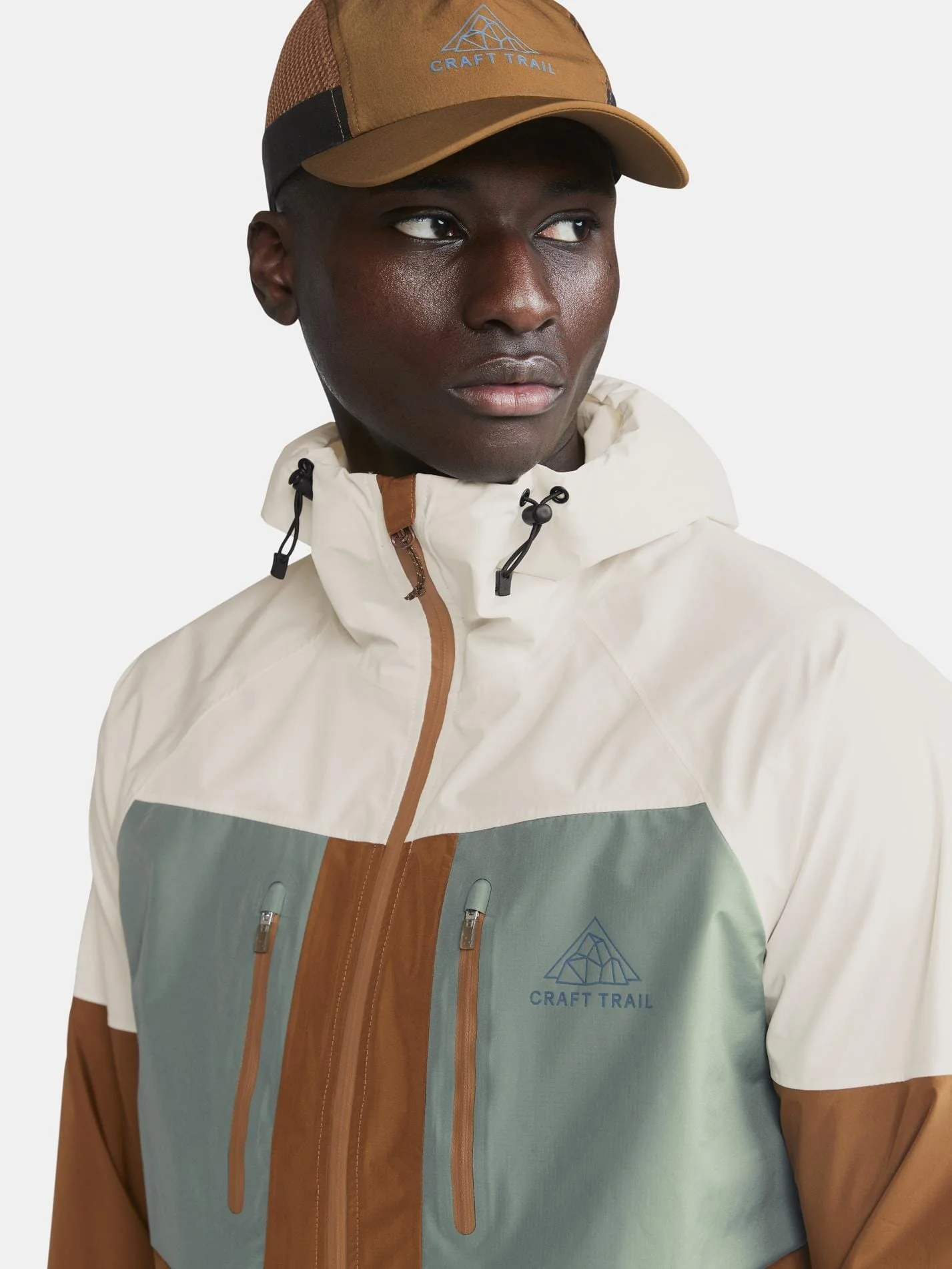 Men's Pro Trail Running Hydro Jacket - ROOTS-TOFU - Image 7