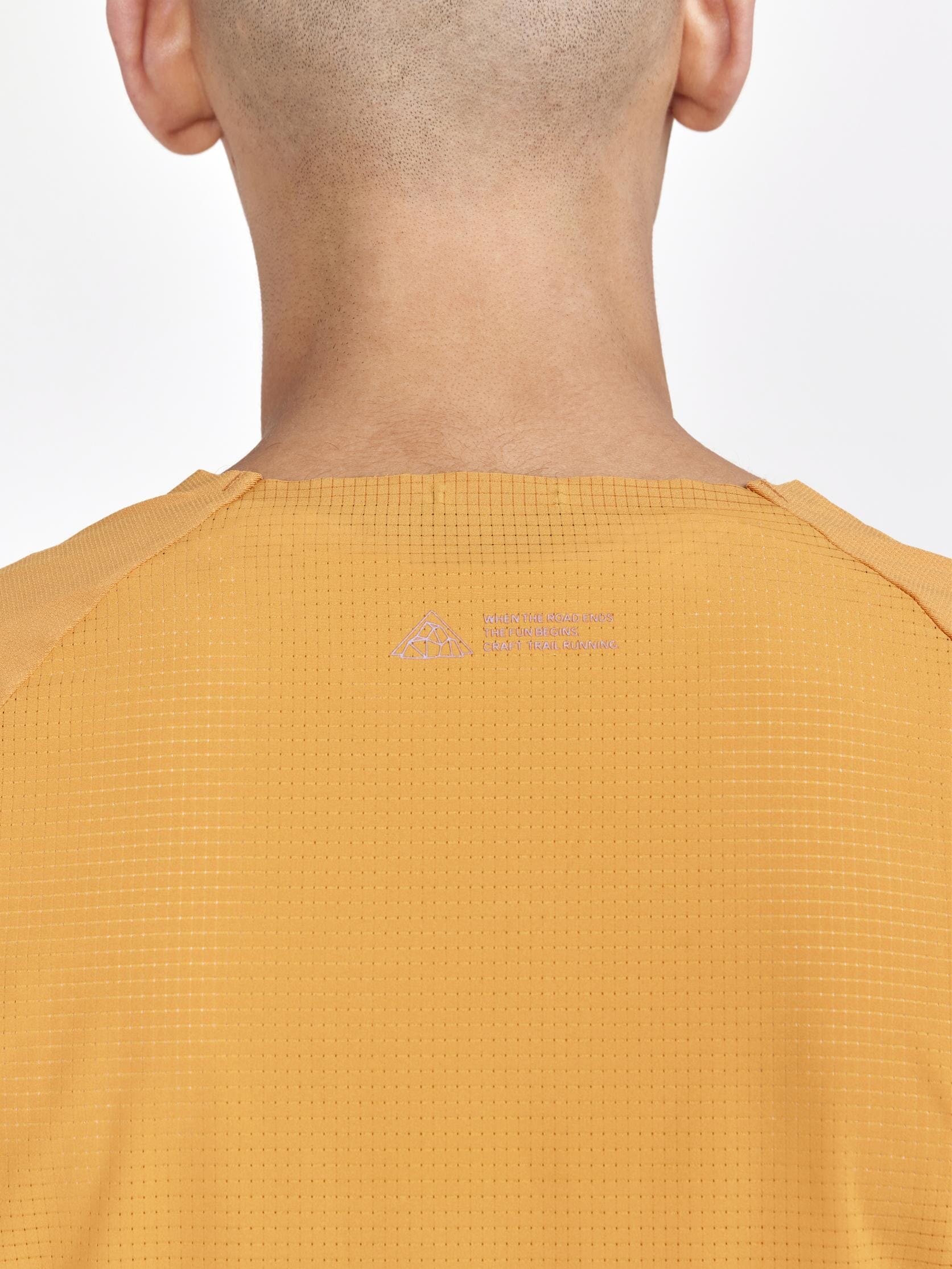 Men's Pro Trail Running Short Sleeve Tee - DESERT - Image 4