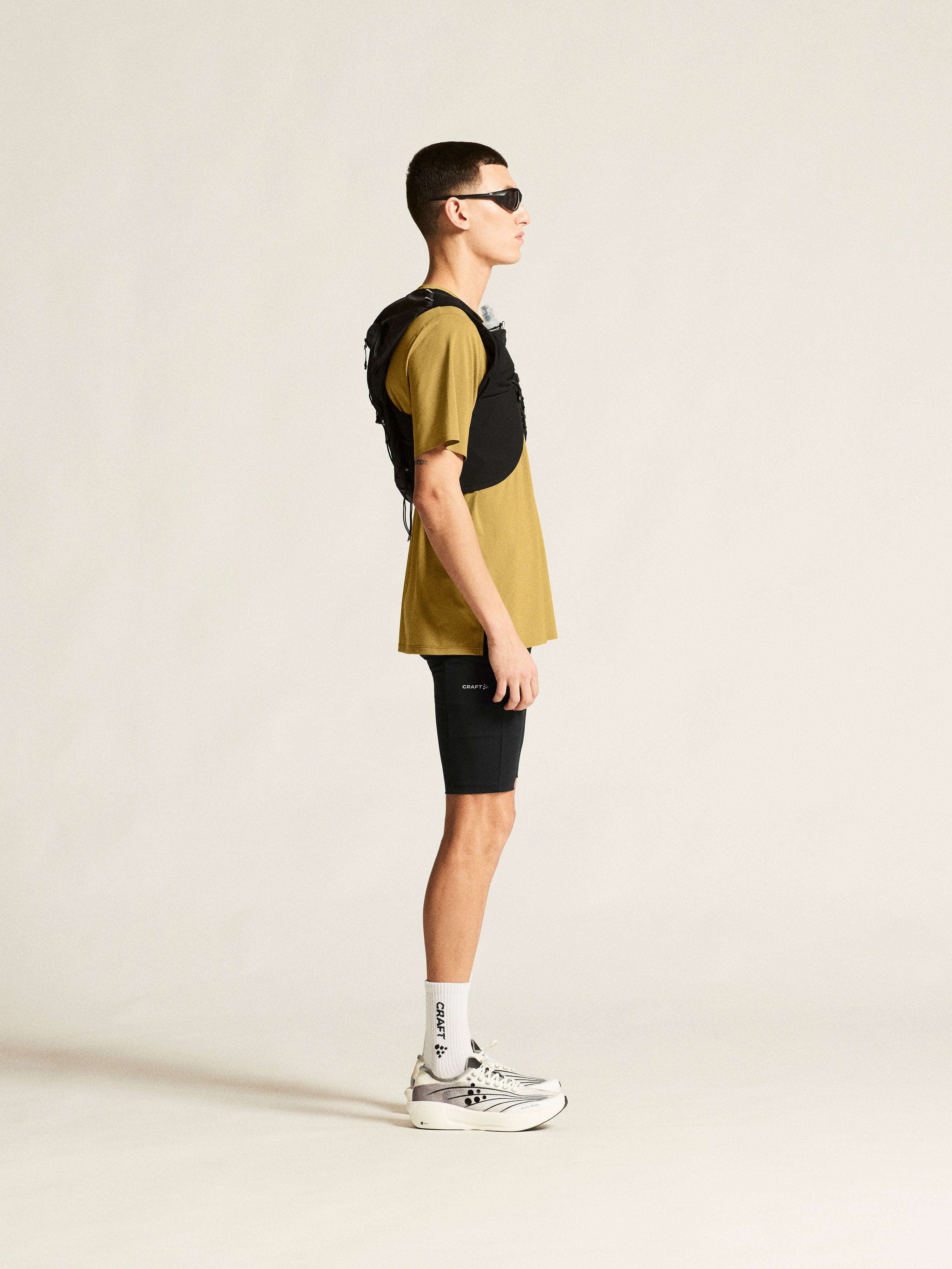 Men's Pro Trail Short Sleeve Tee 2 - Khaki - Image 5