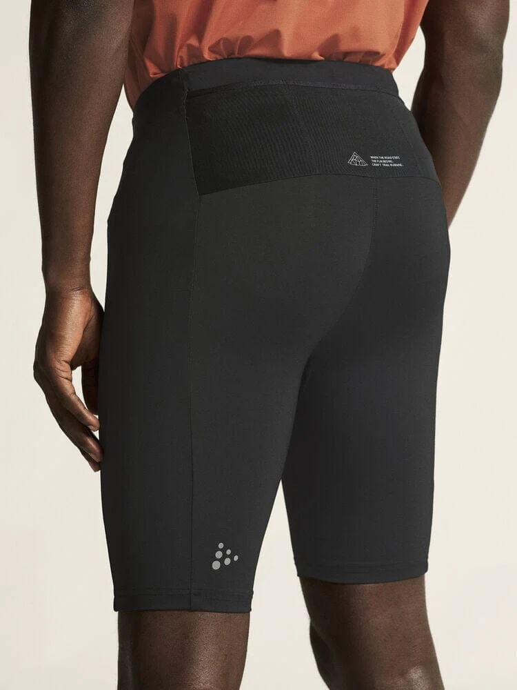 Men's Pro Trail Short Tights 2 - Black - Image 3