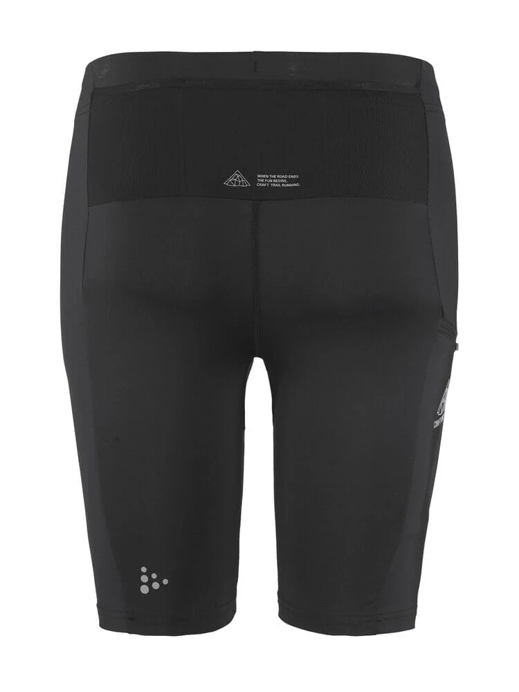 Men's Pro Trail Short Tights 2 - Black - Image 8