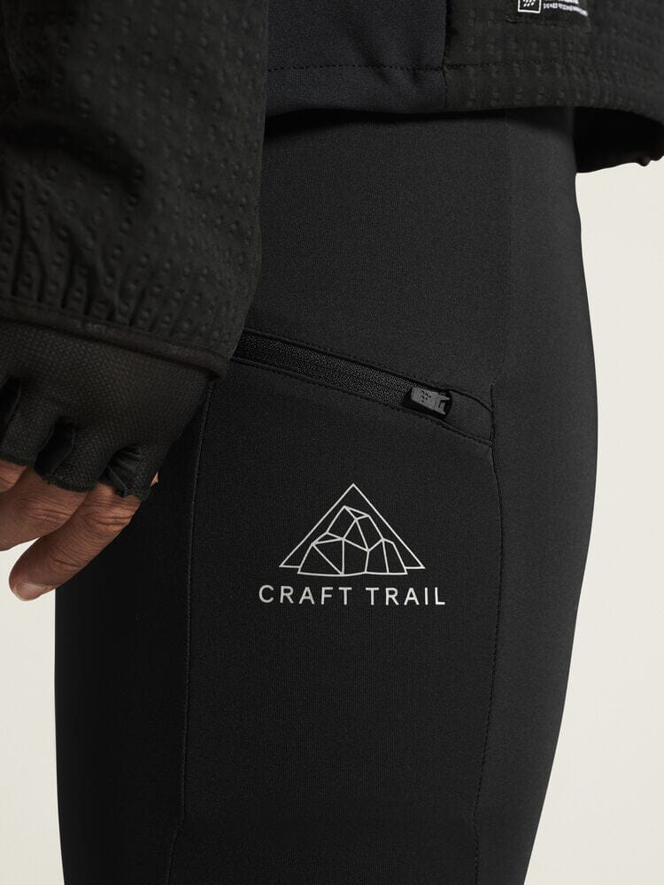 Men's Pro Trail Tights 2 - Black - Image 3