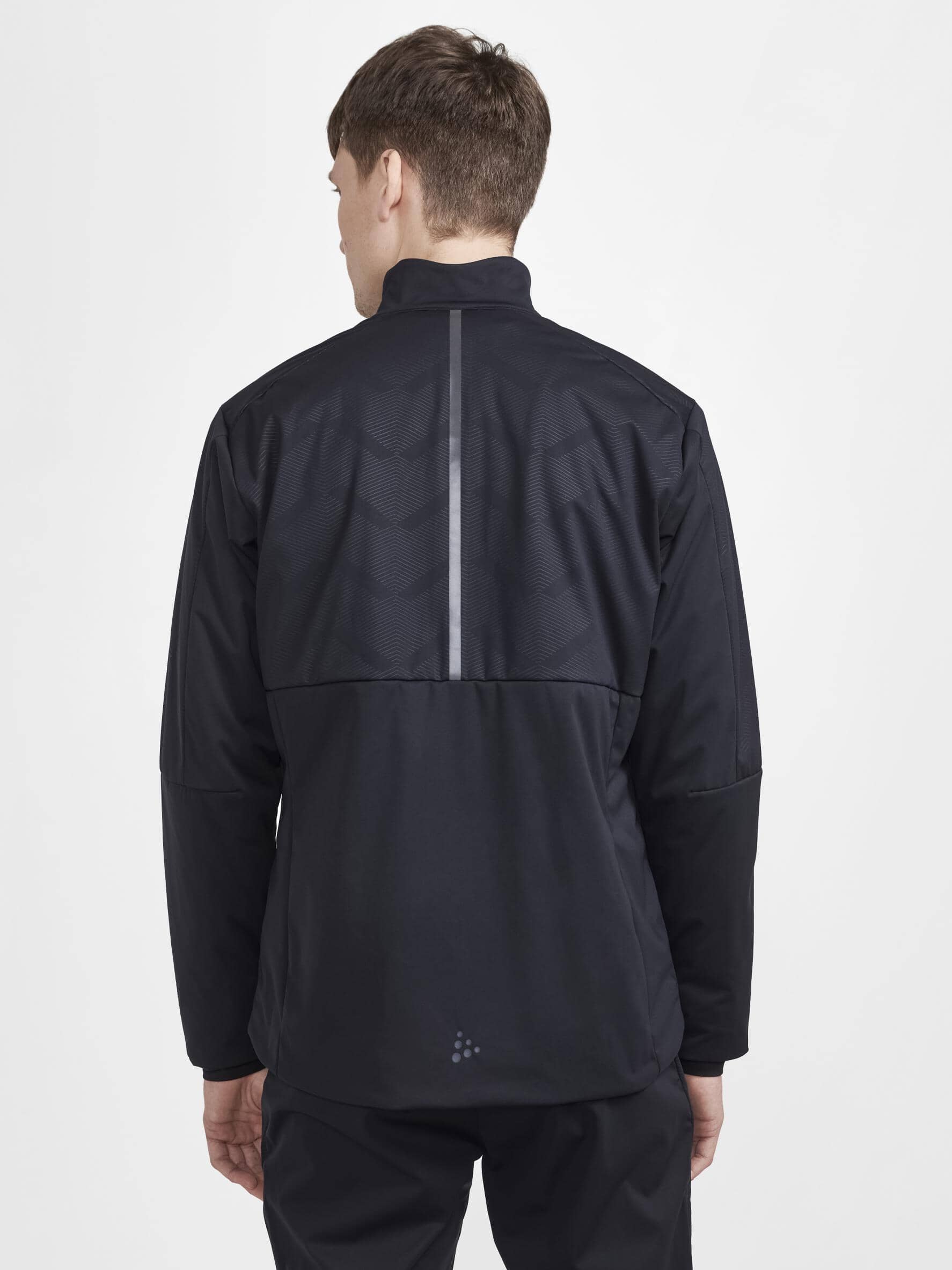 Men's Pro XC Race Insulate Jacket - BLACK-AMBER - Image 7