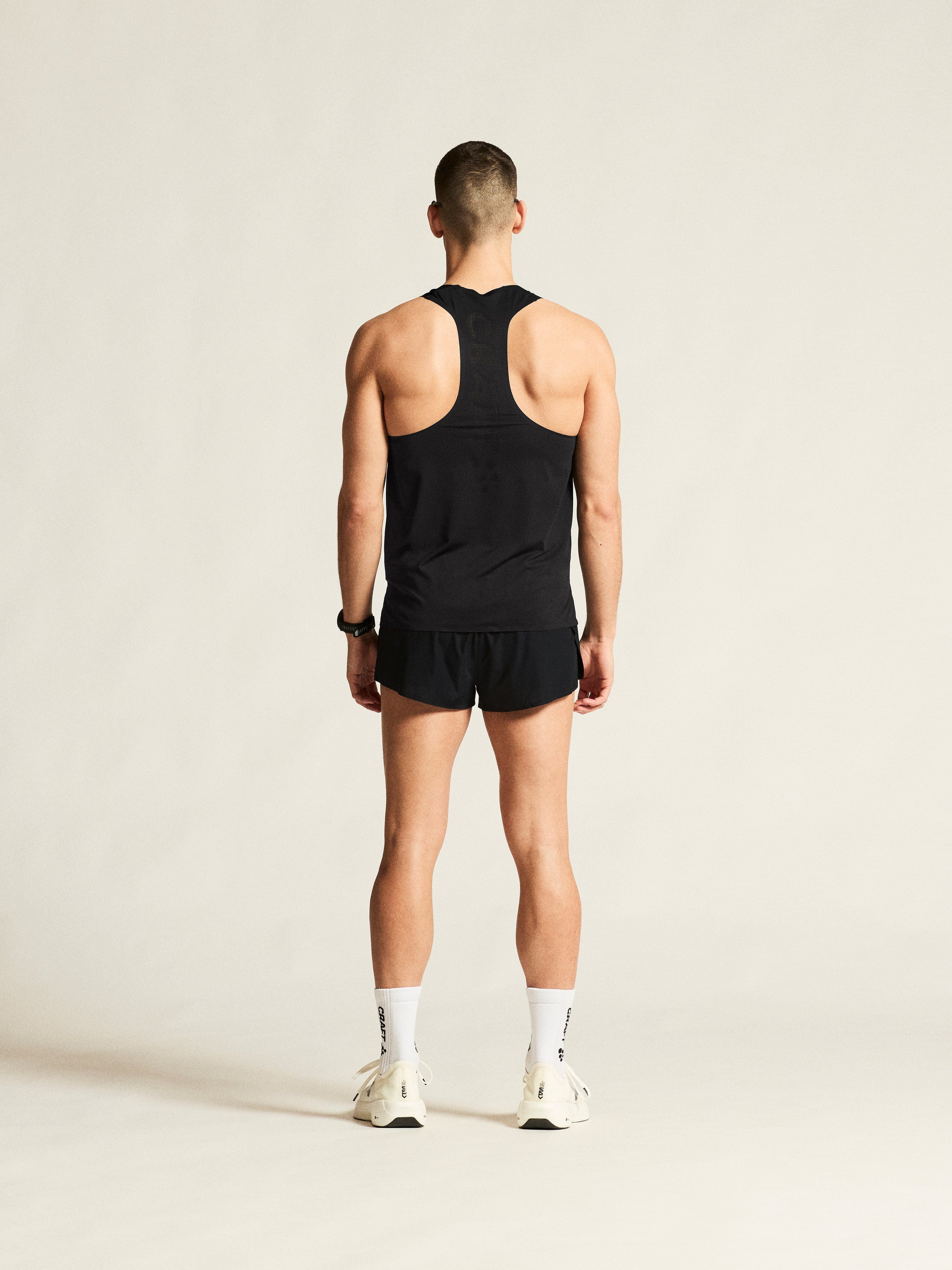 Men's Race Day Singlet 2 - Black - Image 6