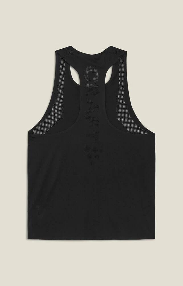 Men's Race Day Singlet 2 - Black - Image 8