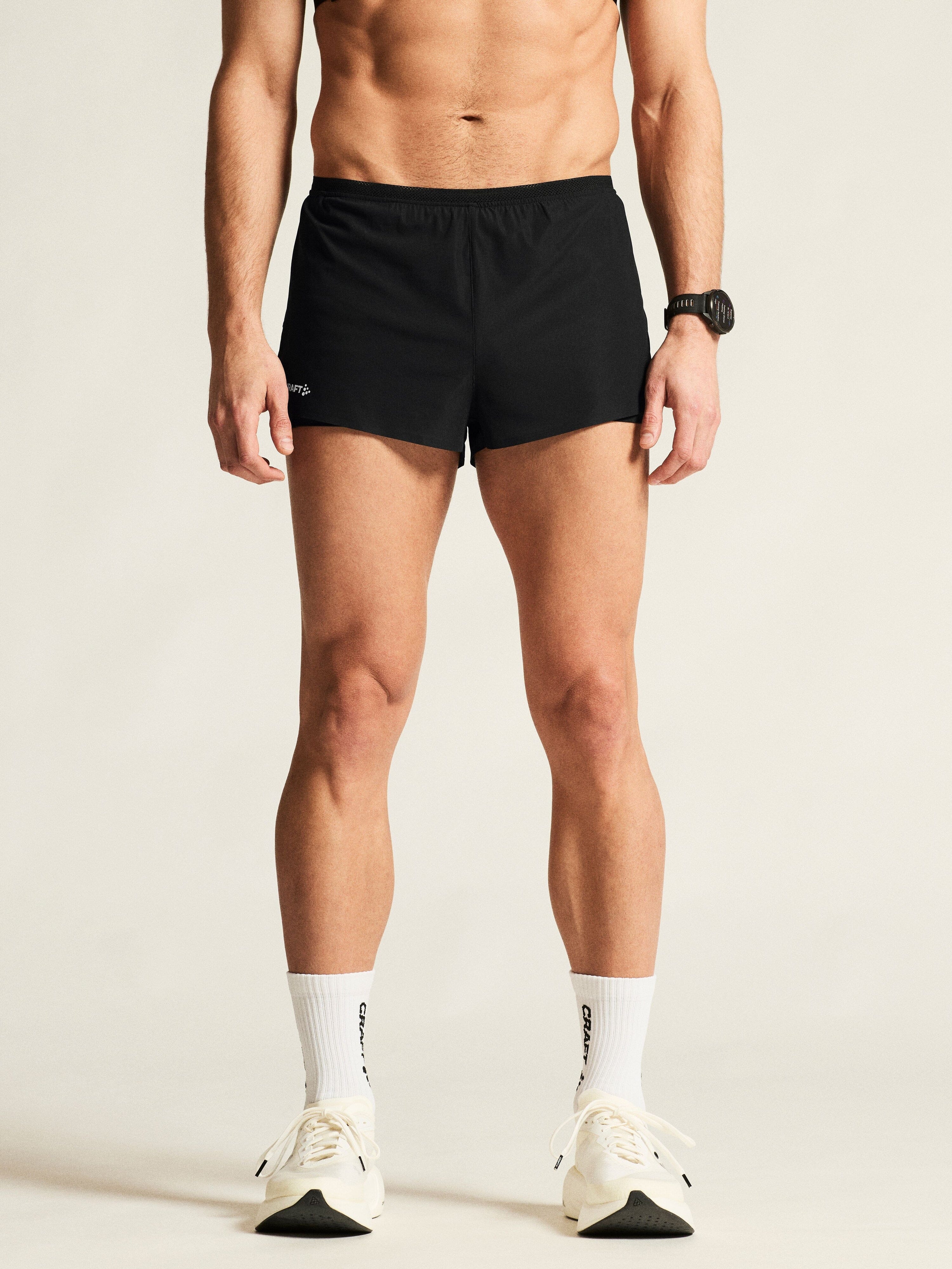 Men's Race Day Split Shorts - Black - Image 2