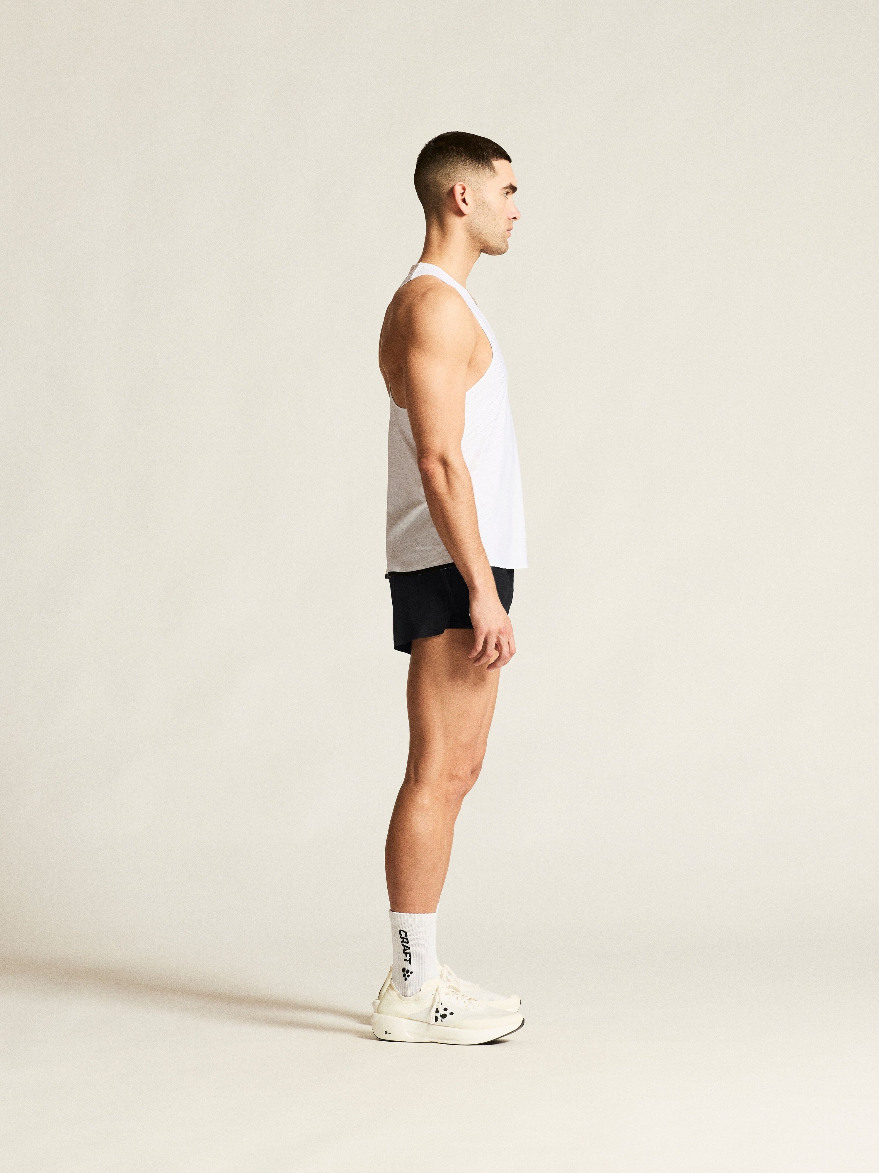 Men's Race Day Split Shorts - Black - Image 5