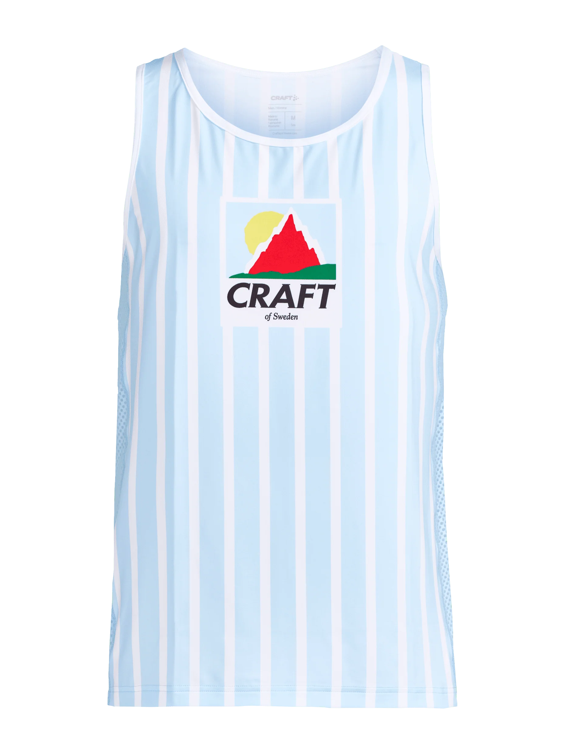Men's Retro Elite Custom Singlet - AQUA/WHITE - Image 6