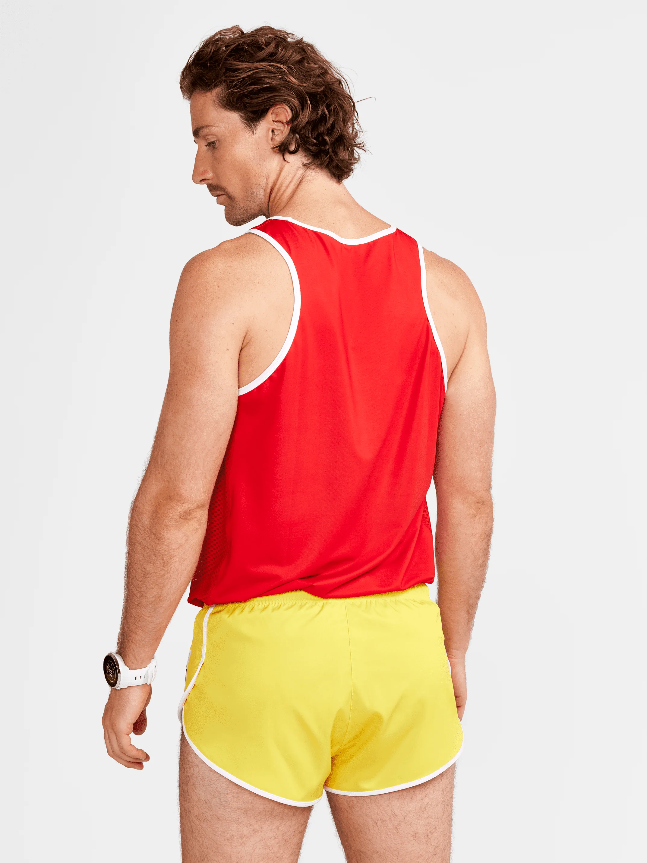 Men's Retro Elite Custom Singlet - CAYENNE - Image 2
