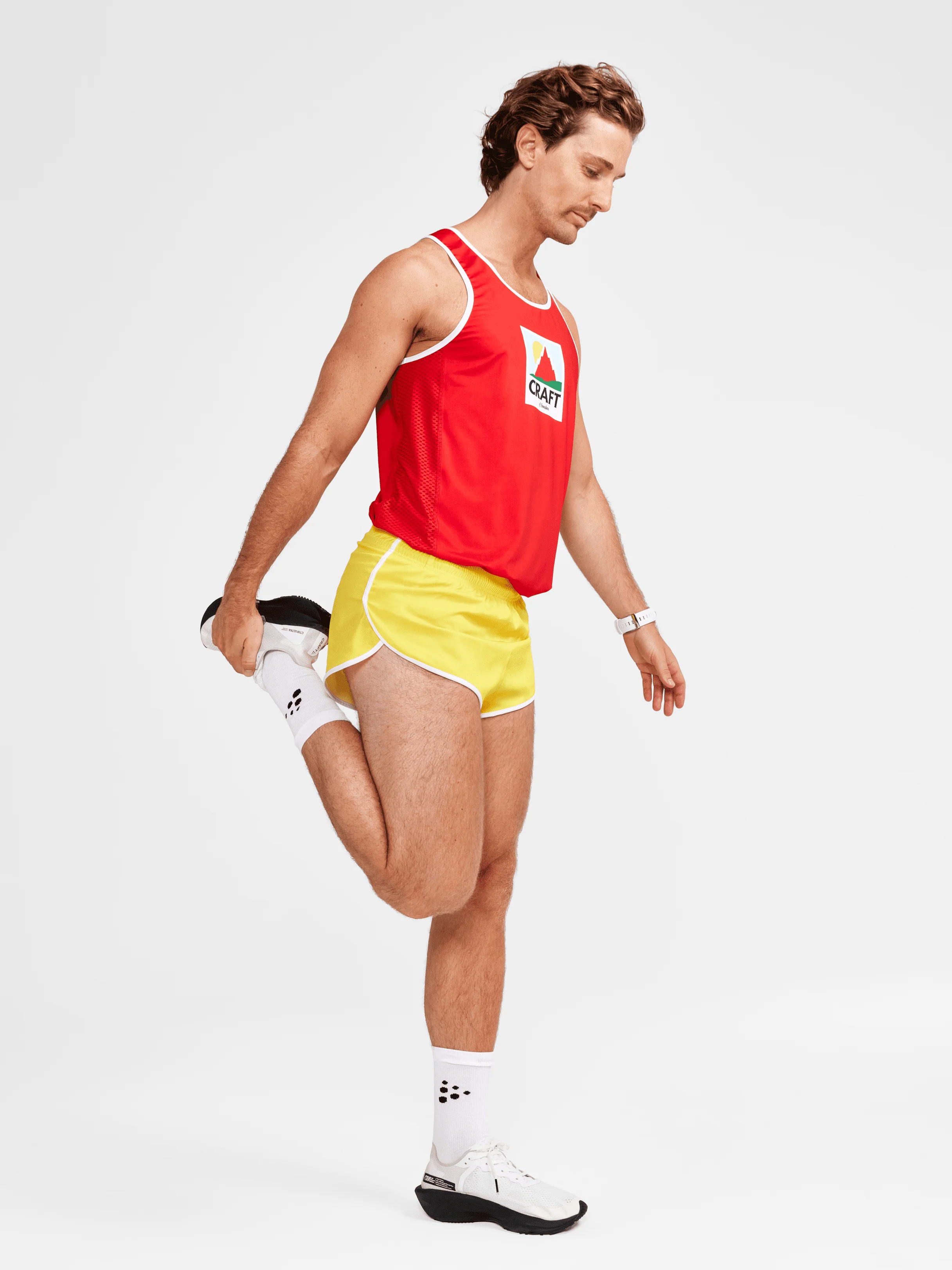 Men's Retro Elite Custom Singlet - CAYENNE - Image 5