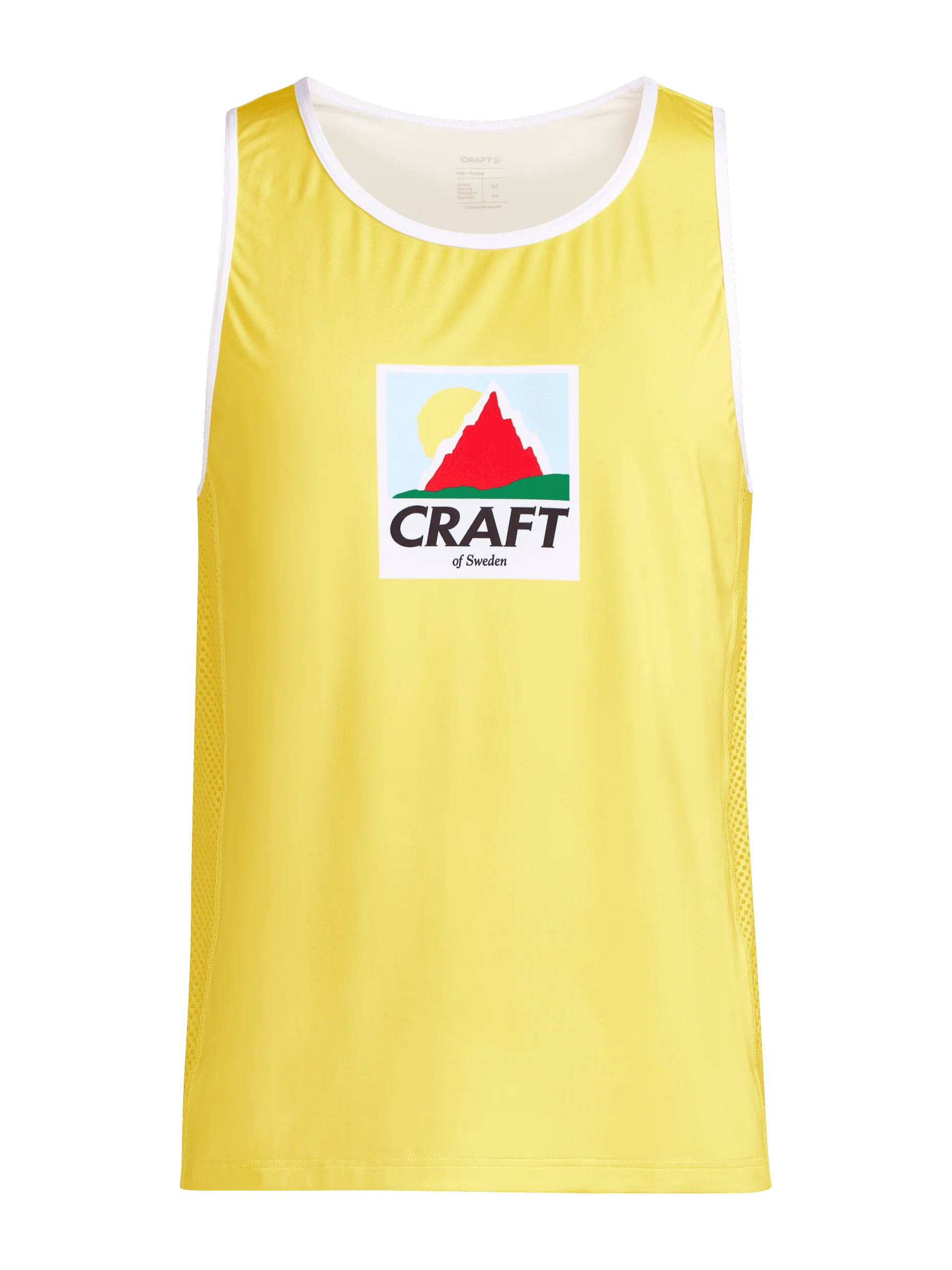 Men's Retro Elite Custom Singlet - YELLOW - Image 6