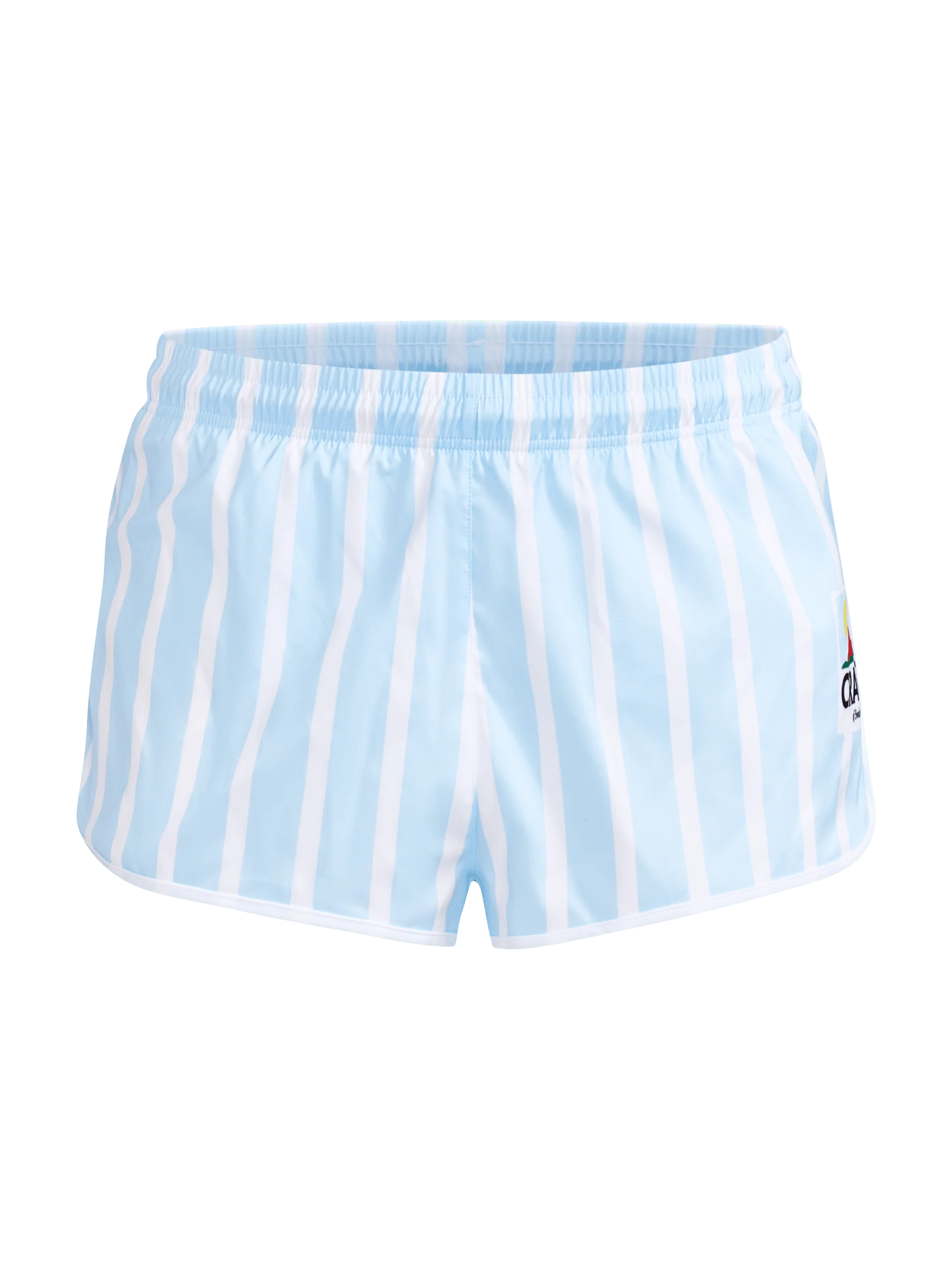 Men's Retro Elite Custom Woven Shorts - AQUA/WHITE - Image 5