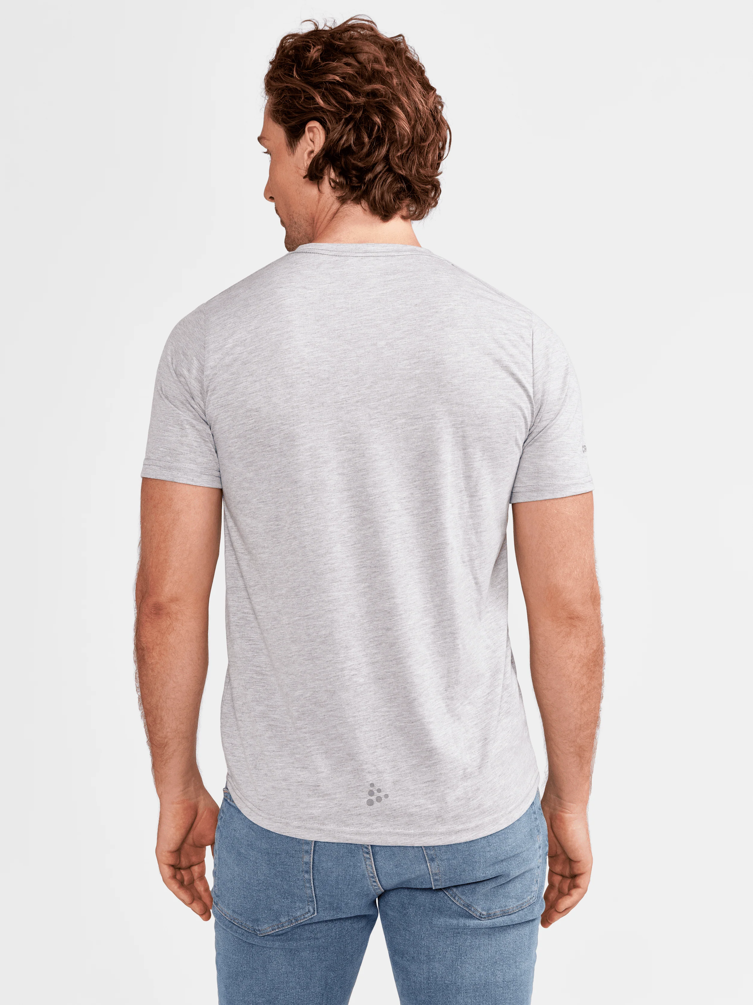 Men's Retro Tri-Blend Tee - GREY MELANGE - Image 2