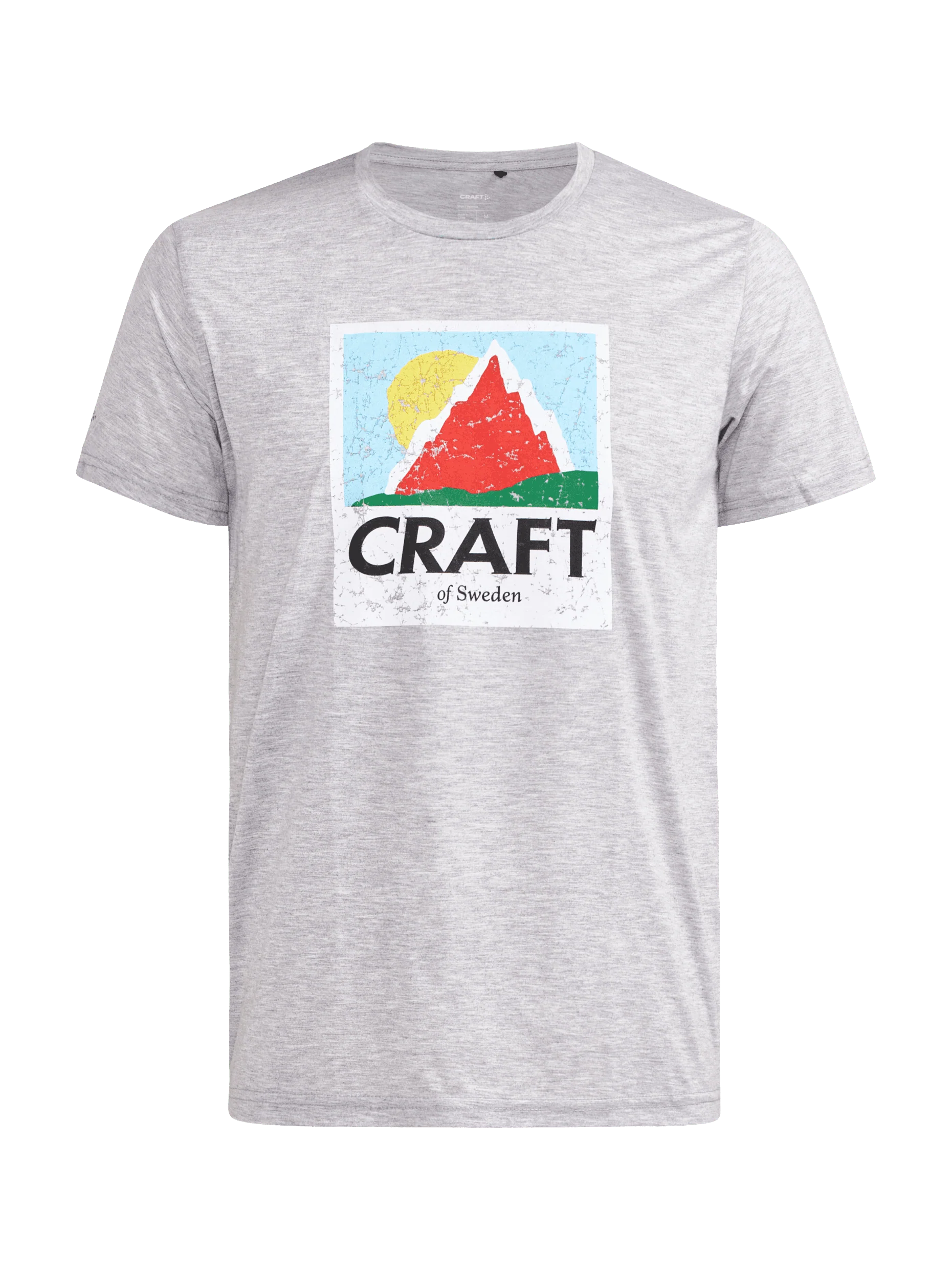 Men's Retro Tri-Blend Tee - GREY MELANGE - Image 3