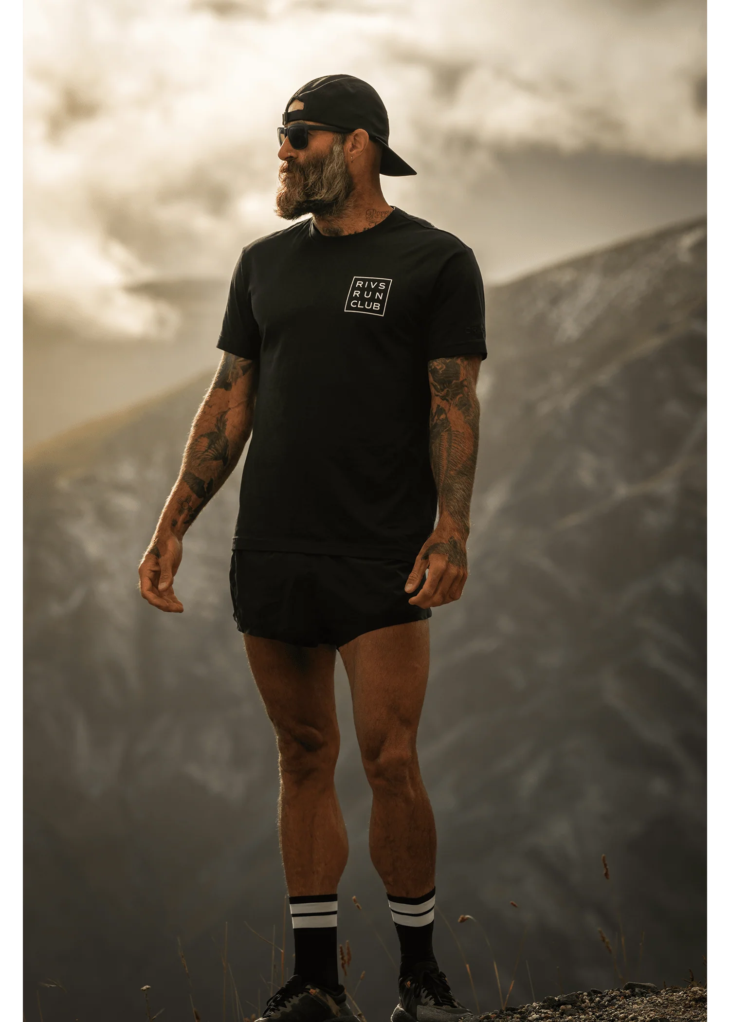 Men's Rivs Run Club Community 2.0 Tee - Black/Rivs1 - Image 2