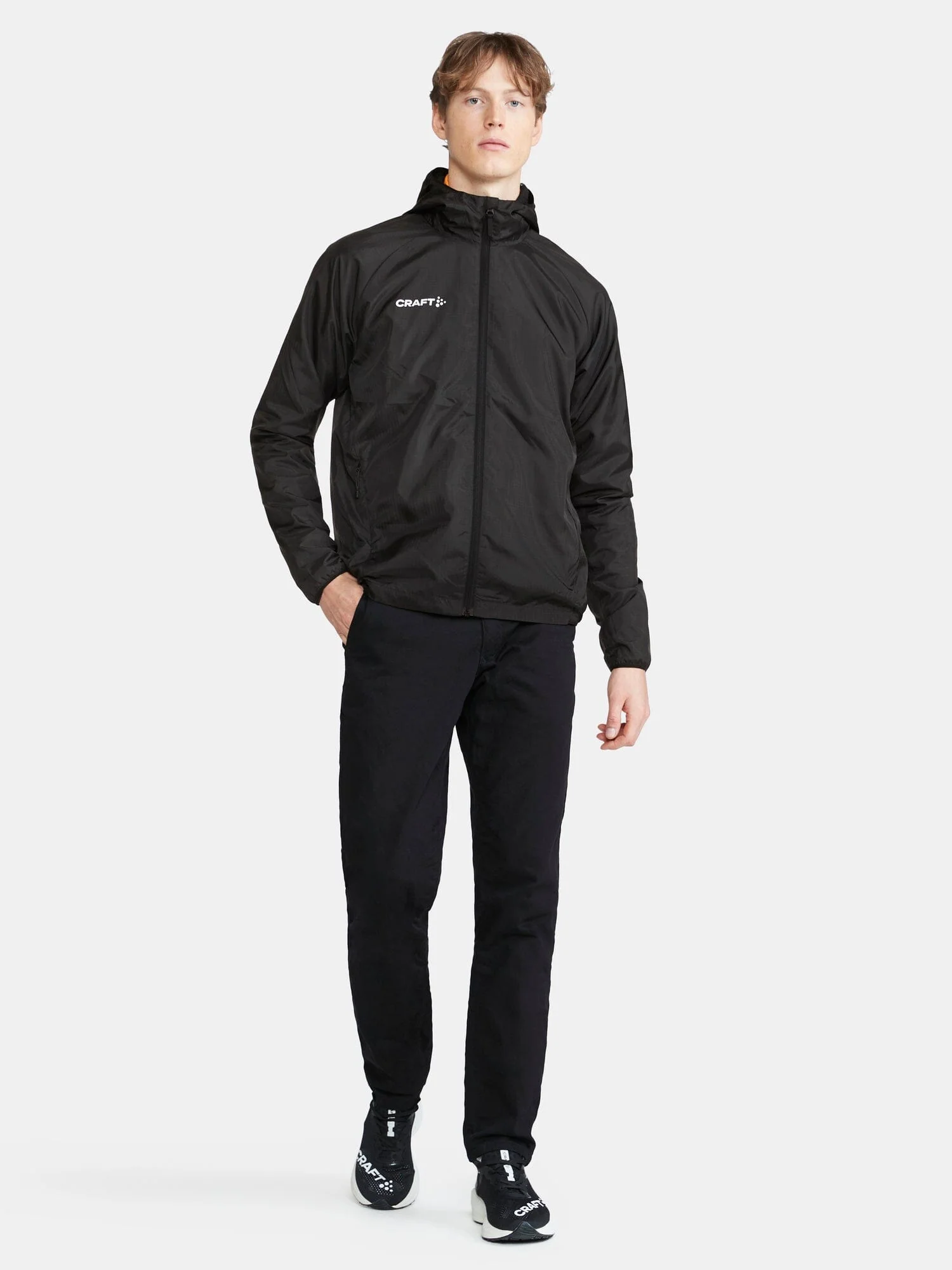 Men's Squad Wind Jacket - Black - Image 2
