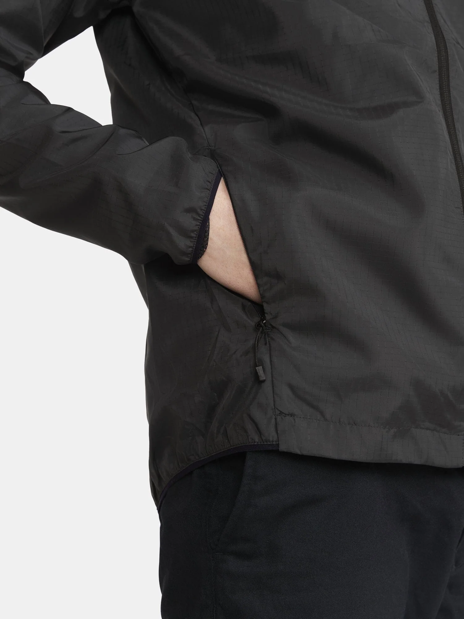 Men's Squad Wind Jacket - Black - Image 4