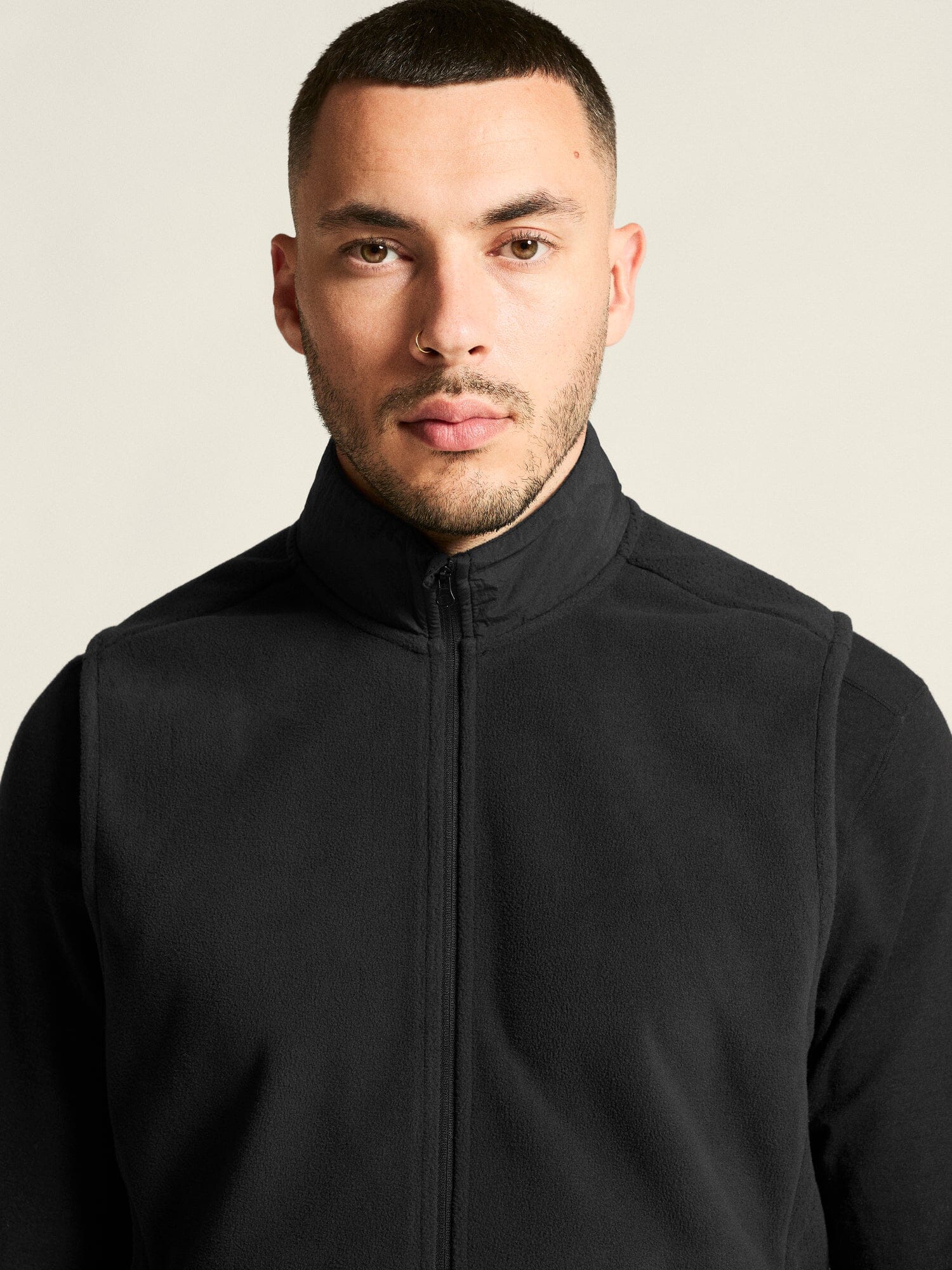 Men's SubZ Fleece Running Vest - Black - Image 3