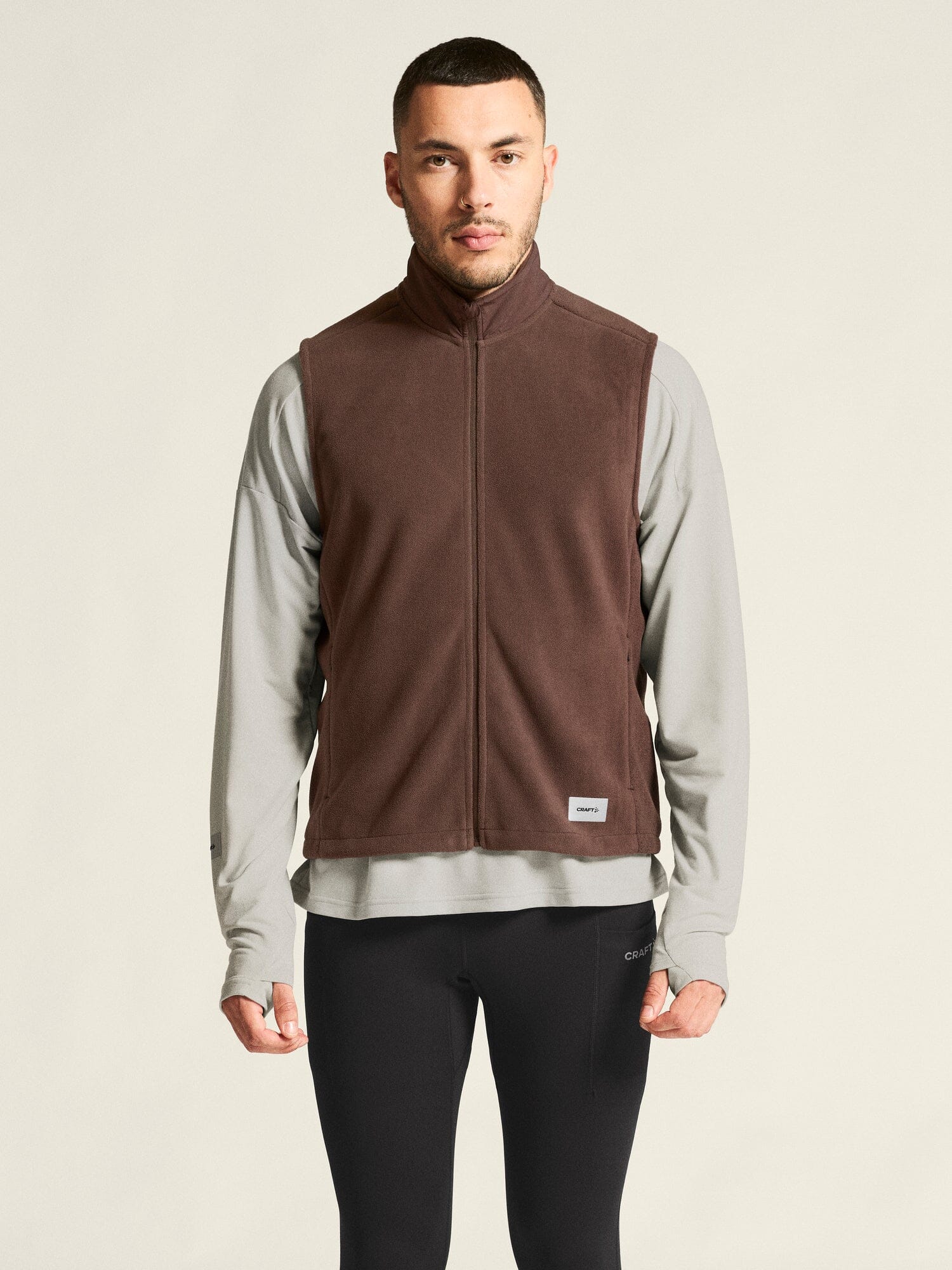 Men's SubZ Fleece Running Vest - Prune - Image 2