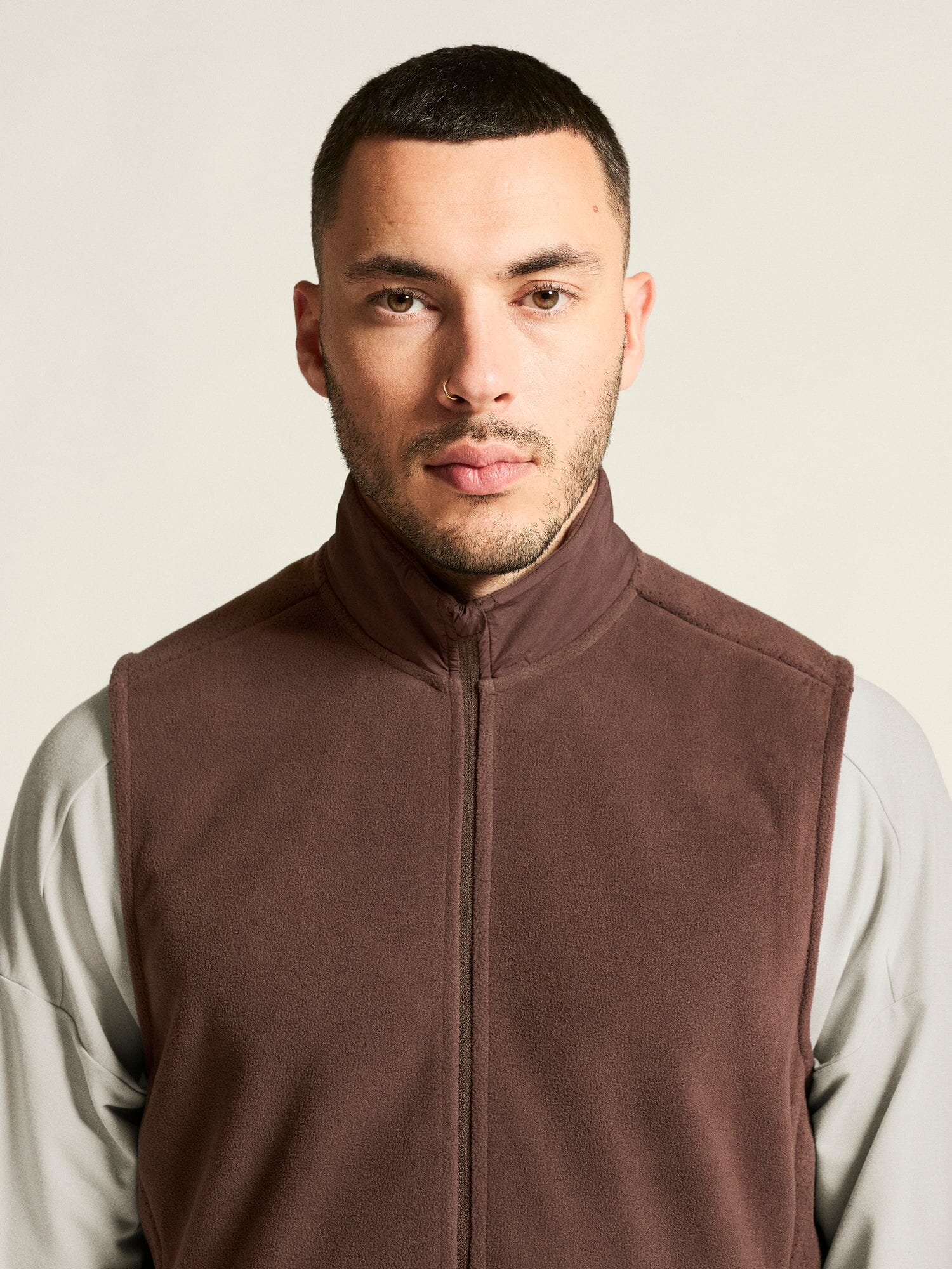 Men's SubZ Fleece Running Vest - Prune - Image 3