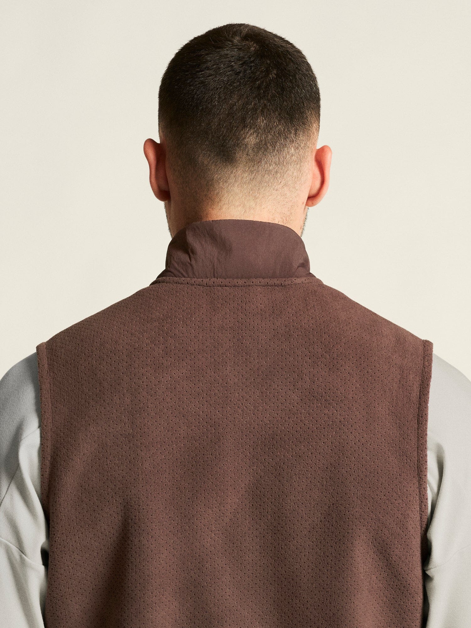 Men's SubZ Fleece Running Vest - Prune - Image 5