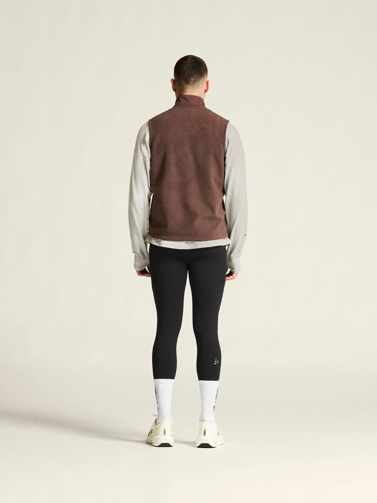 Men's SubZ Fleece Running Vest - Prune - Image 7