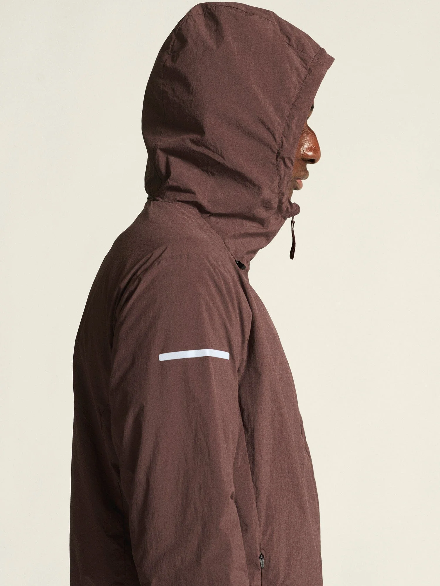 Men's SubZ Light Running Jacket - Prune - Image 4