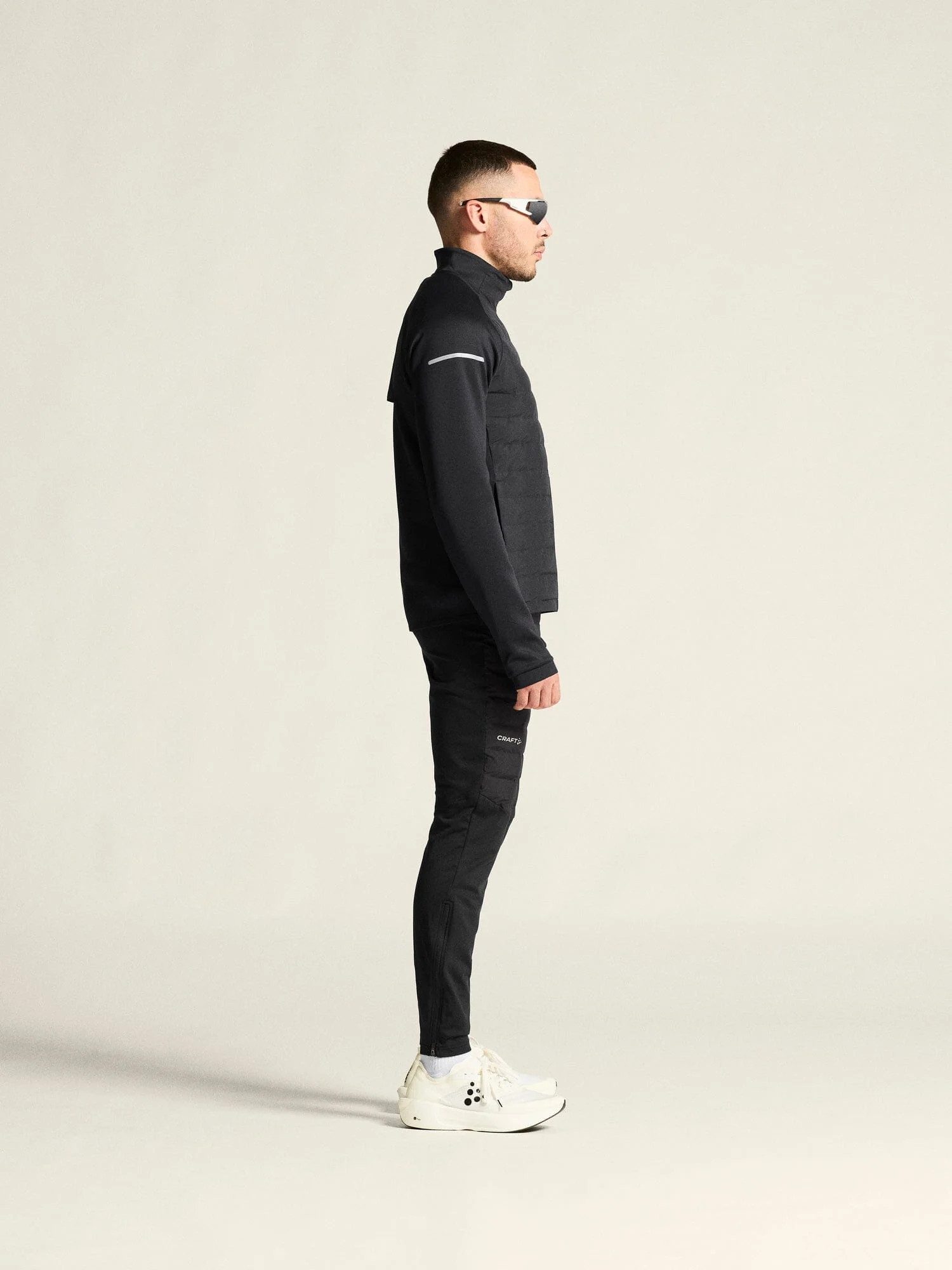 Men's SubZ Running Jacket 4 - Black - Image 6