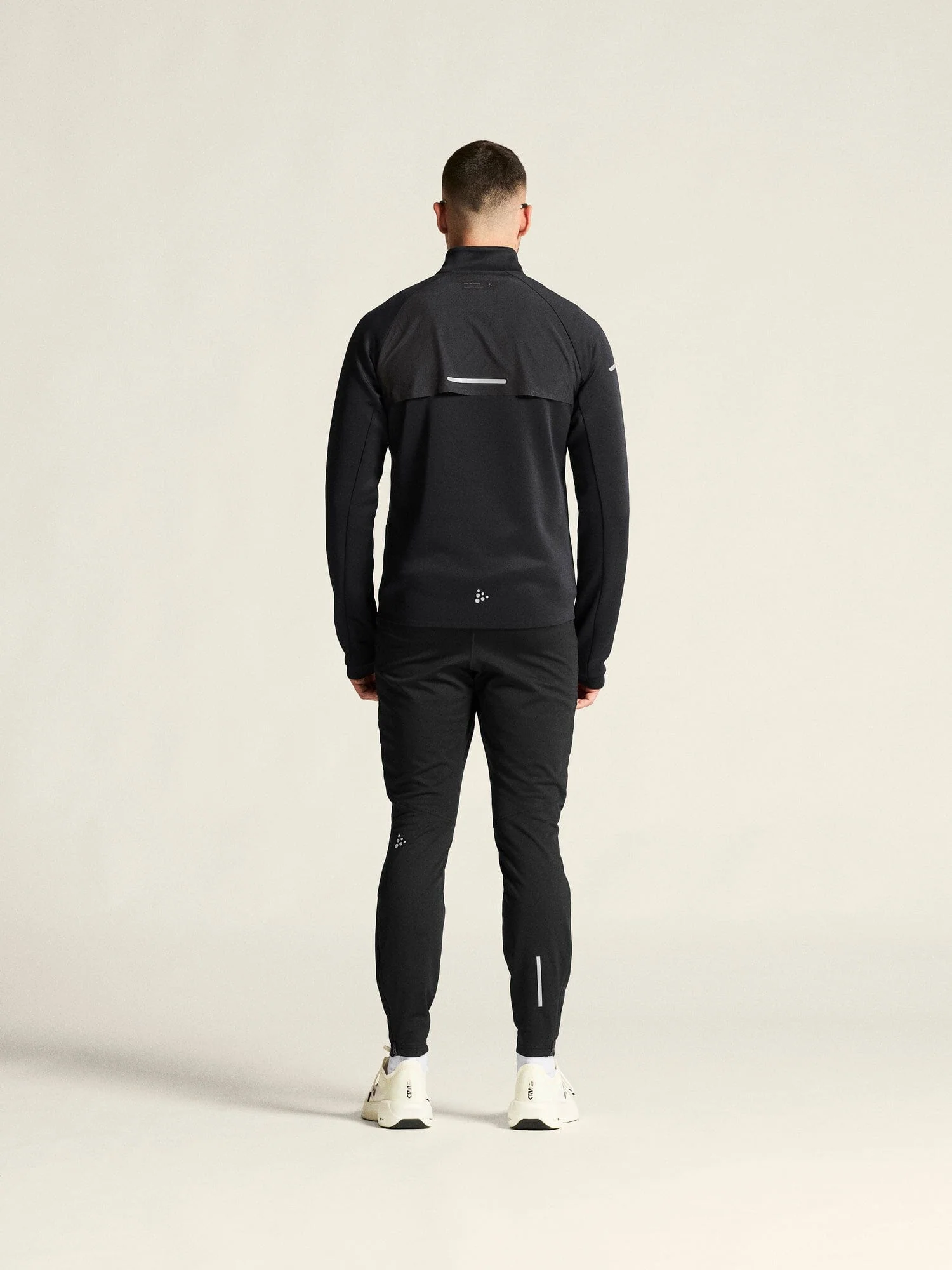 Men's SubZ Running Jacket 4 - Black - Image 7