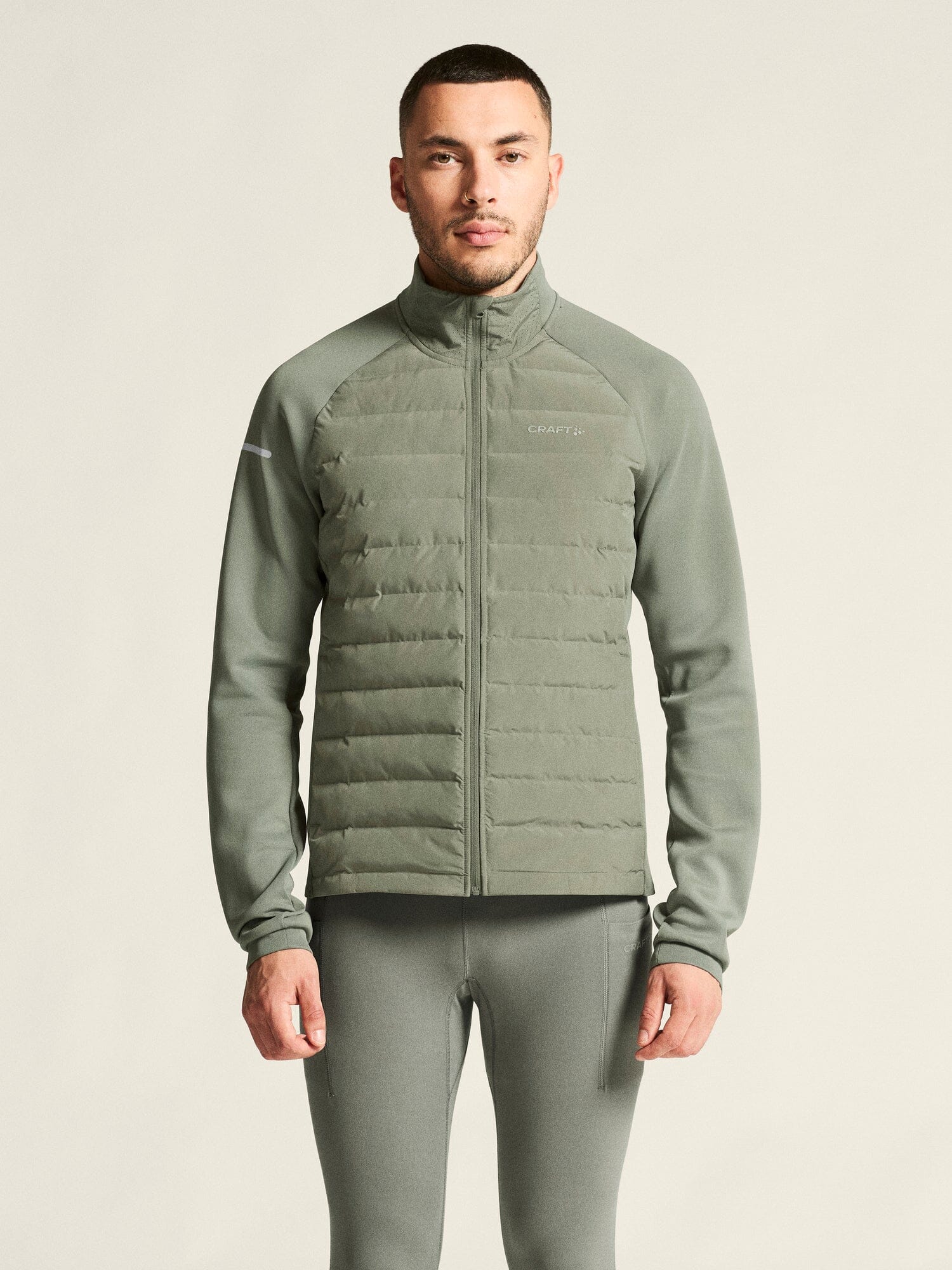Men's SubZ Running Jacket 4 - Leaf - Image 2