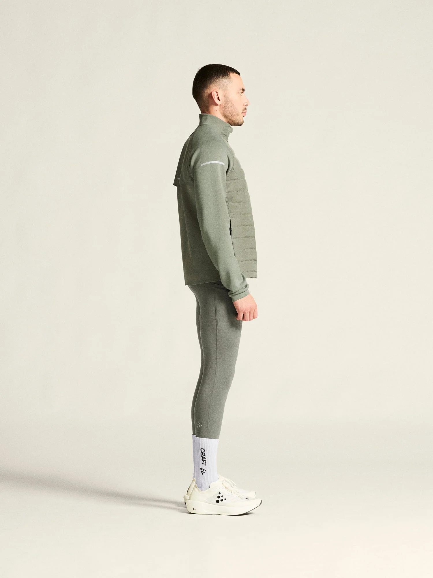 Men's SubZ Running Jacket 4 - Leaf - Image 5