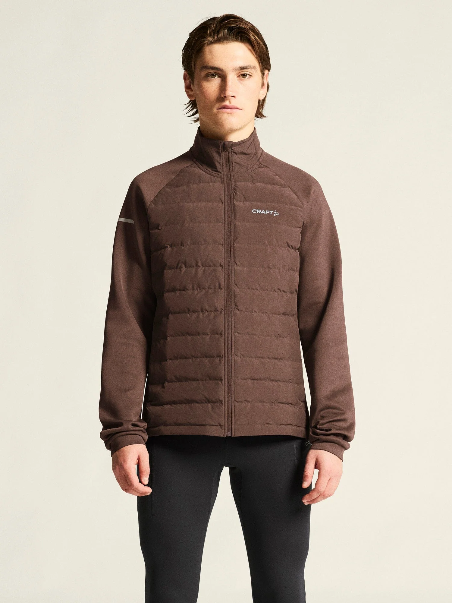 Men's SubZ Running Jacket 4 - Prune - Image 2