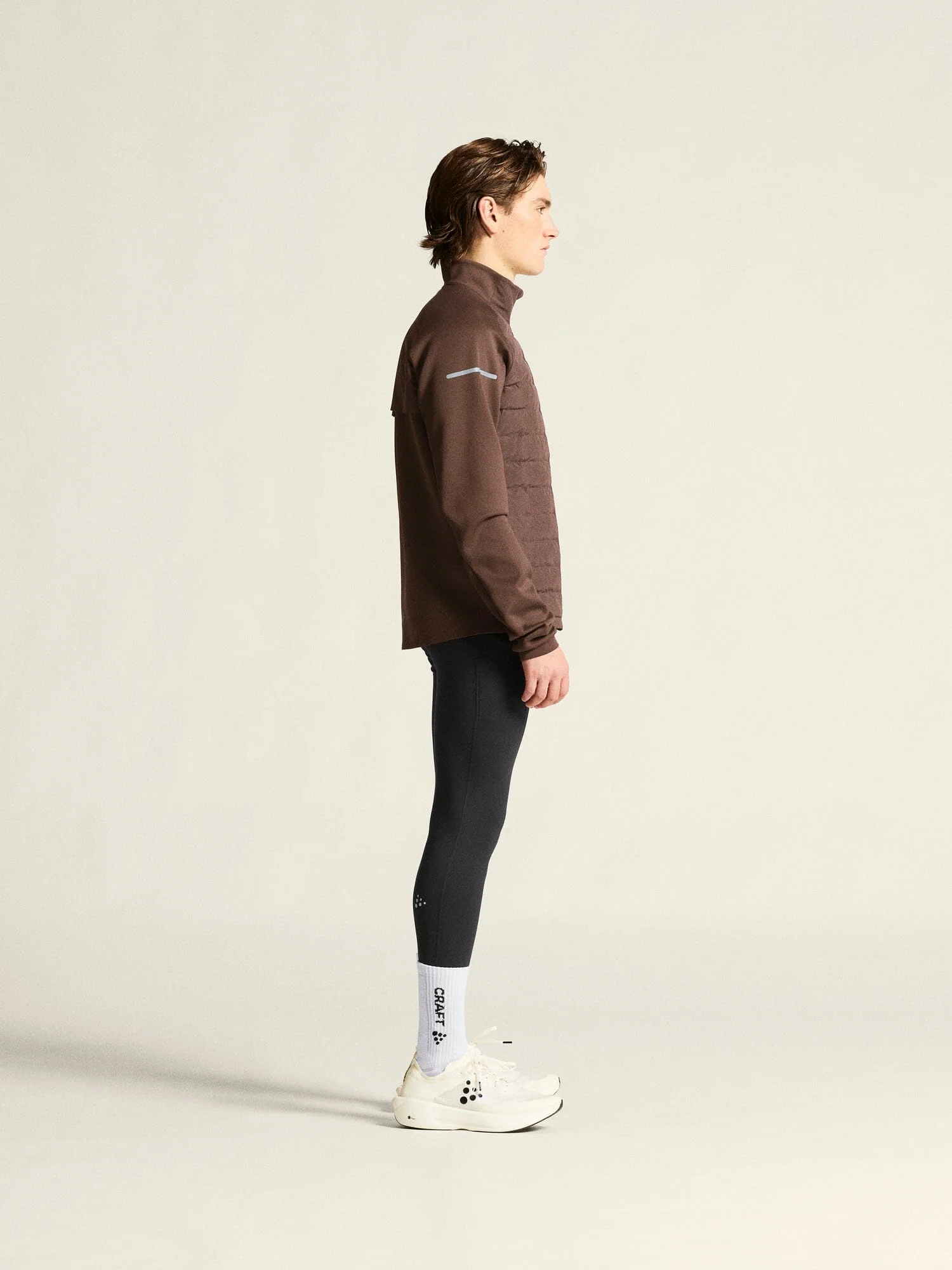 Men's SubZ Running Jacket 4 - Prune - Image 6