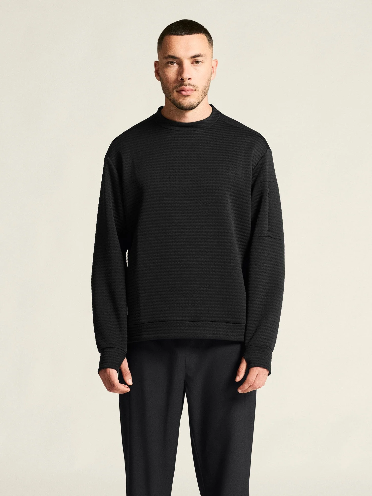 Men's SubZ Running Jersey - Black - Image 2