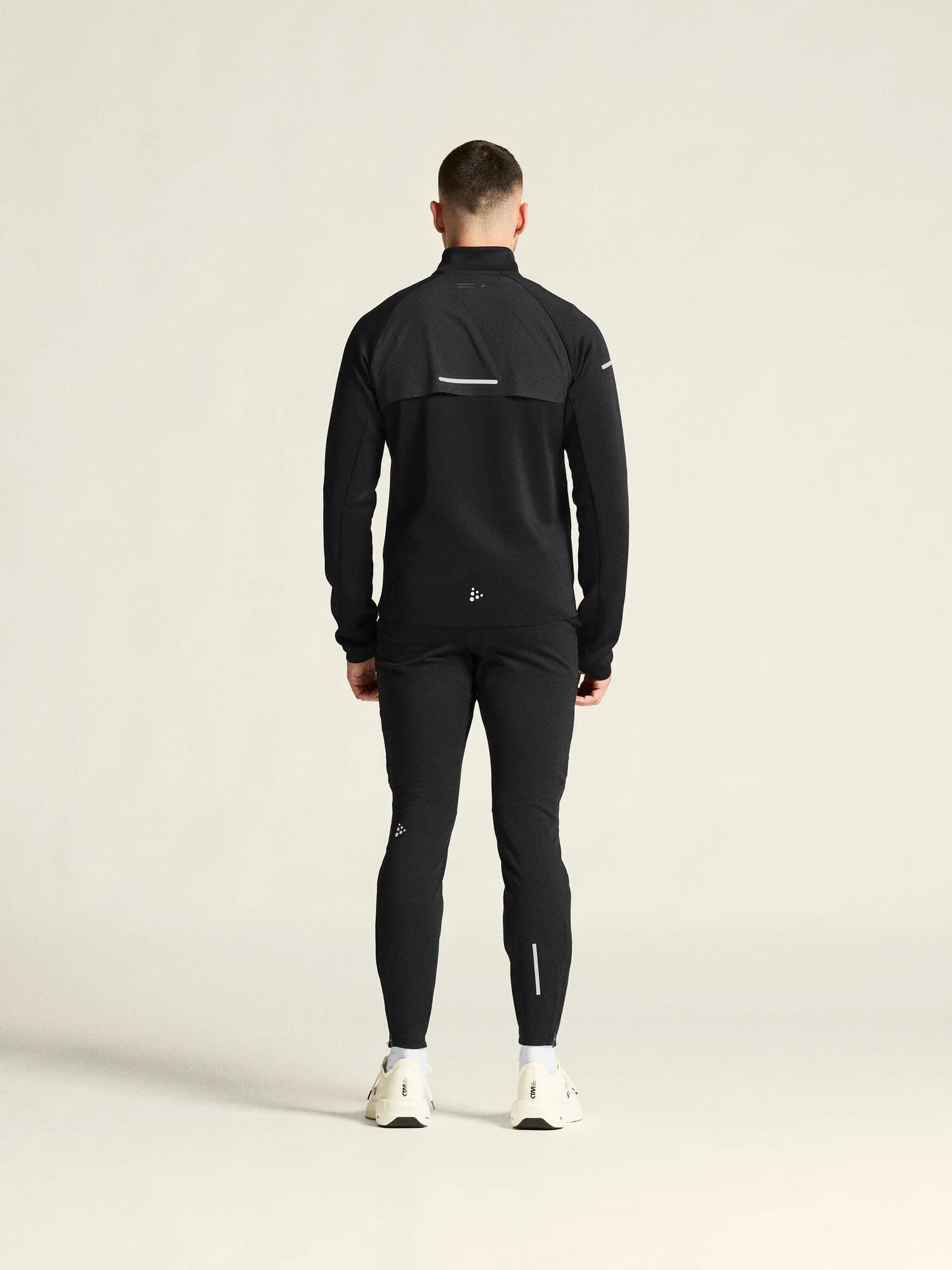 Men's SubZ Running Tights 3 - Black - Image 6