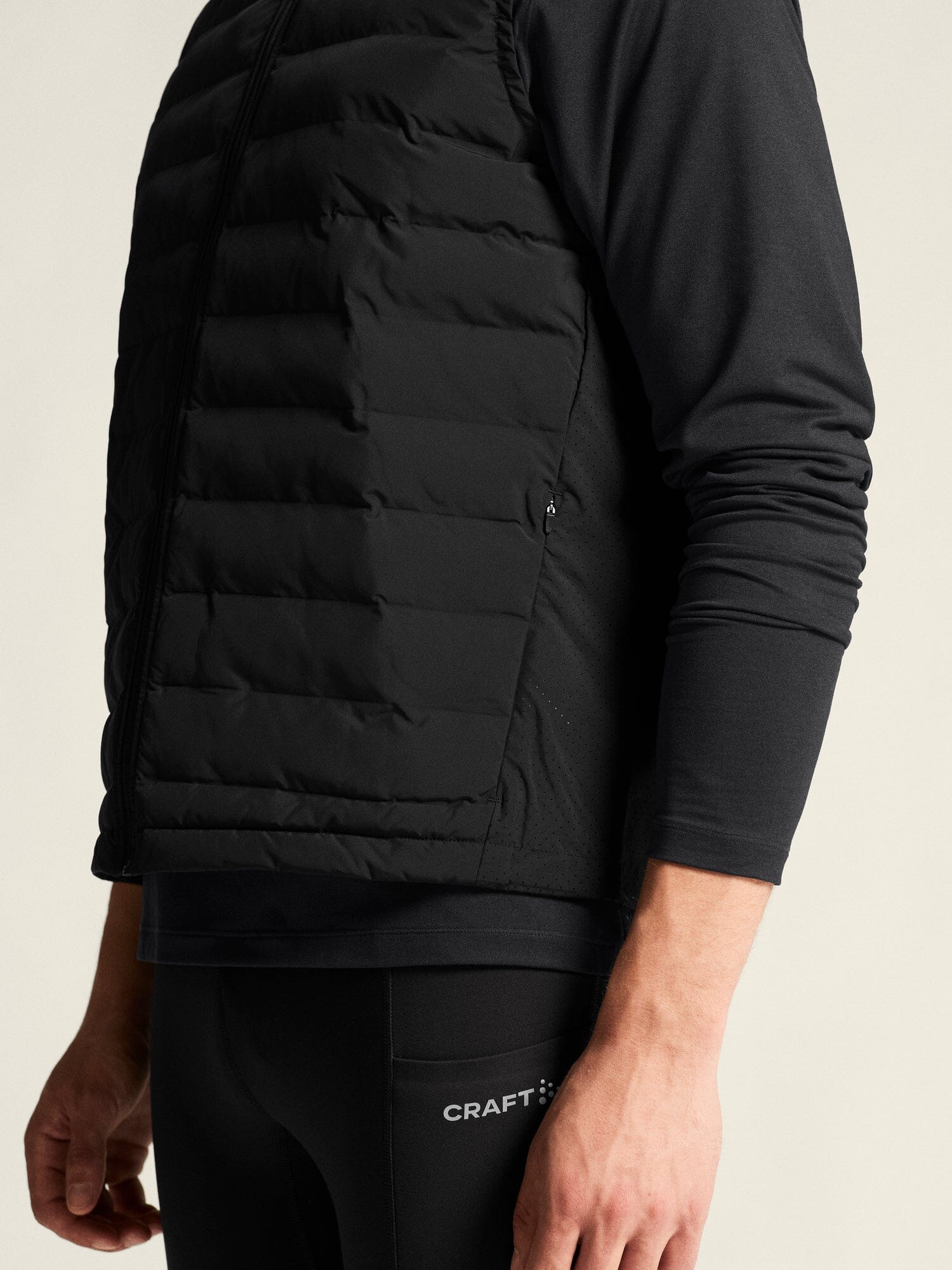 Men's SubZ Running Vest 4 - Black - Image 4