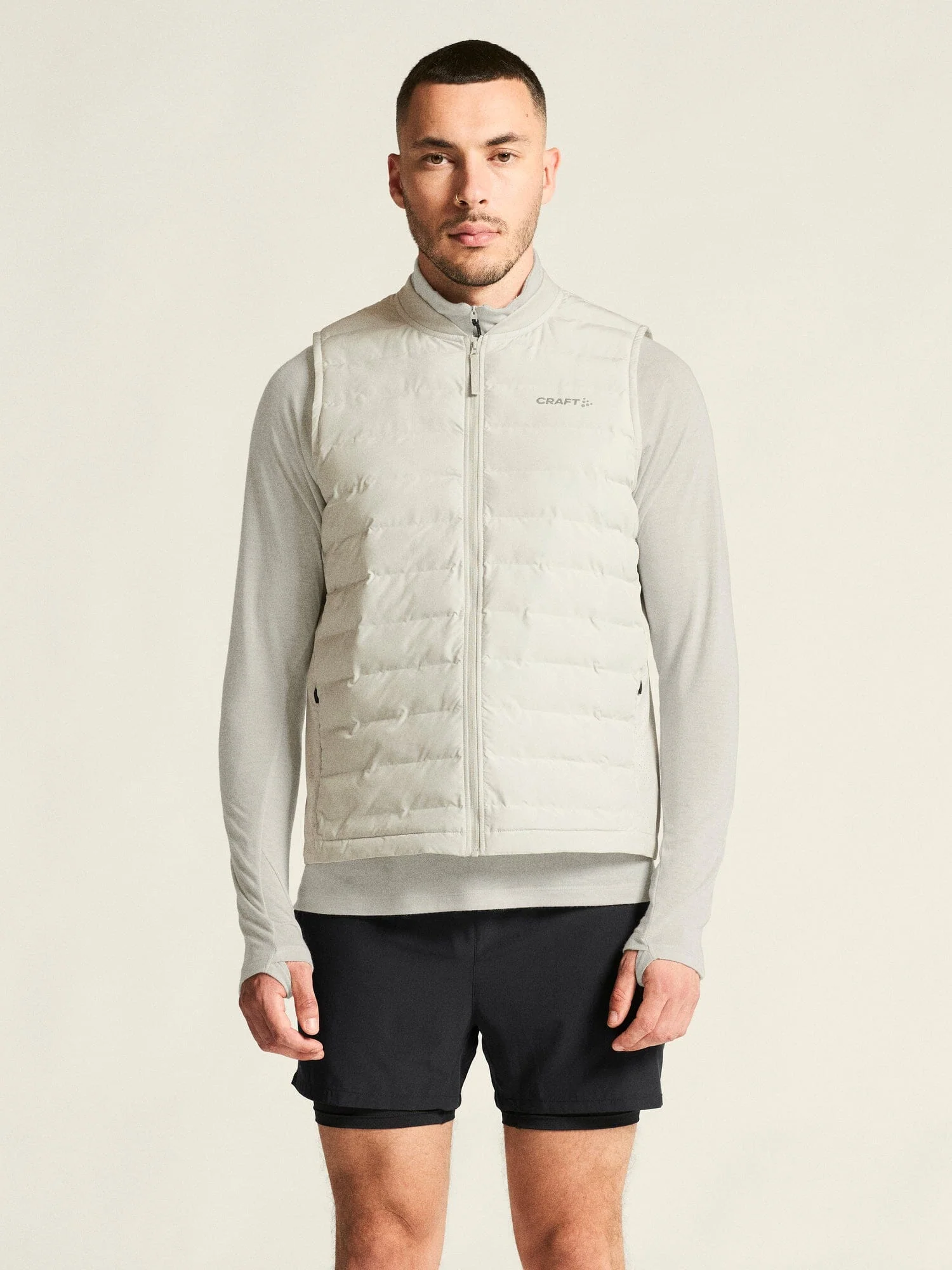 Men's SubZ Running Vest 4 - Cloud - Image 2