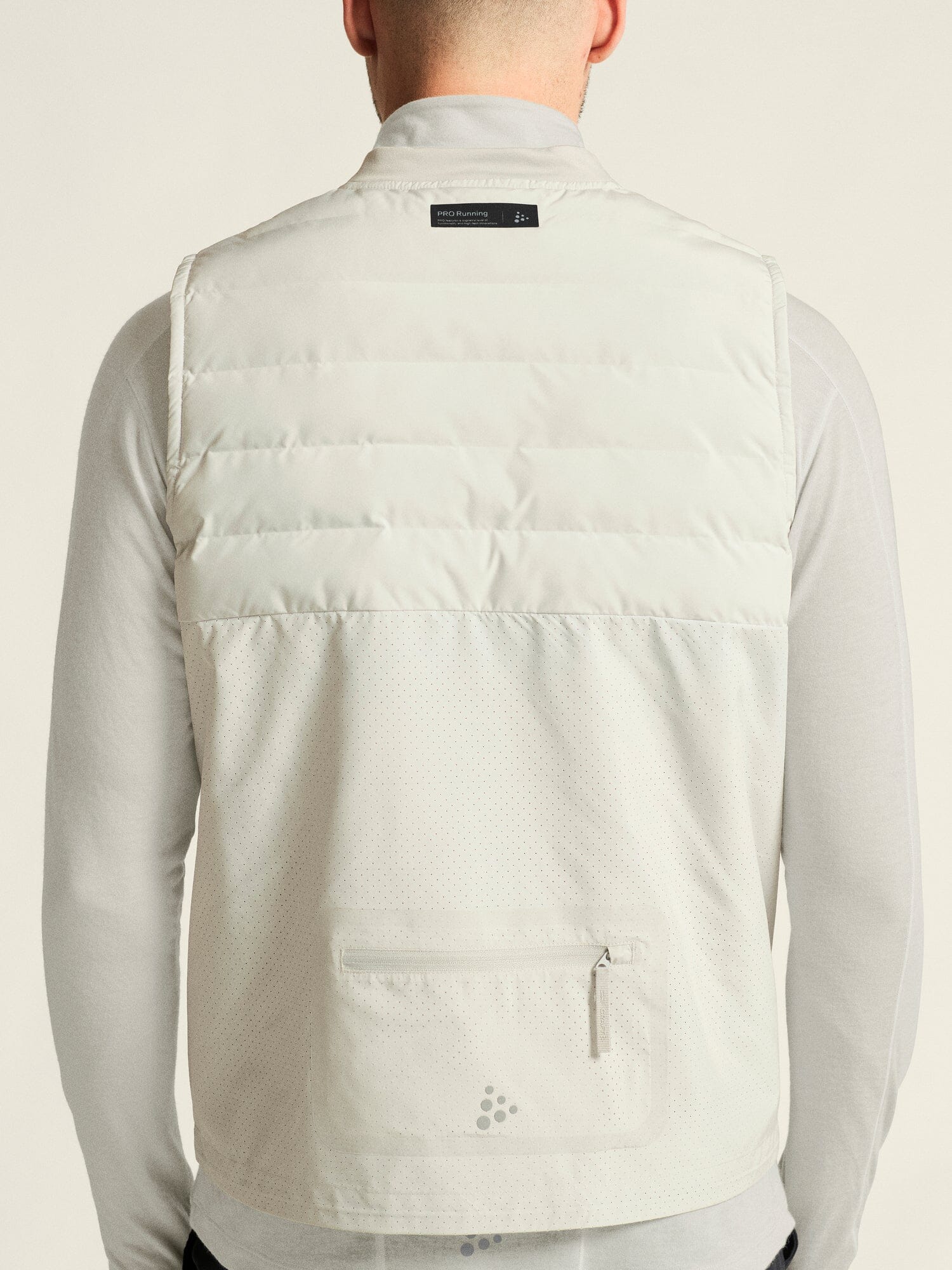 Men's SubZ Running Vest 4 - Cloud - Image 5