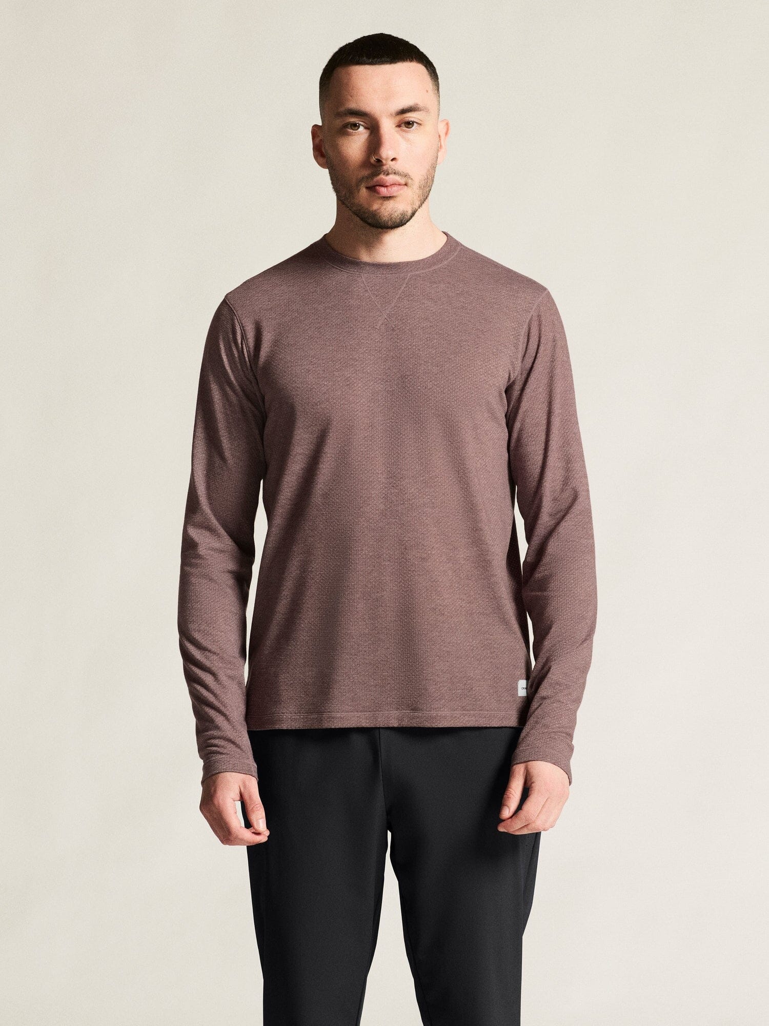 Men's Thermal Mesh CN - Flint Melange - Image 2