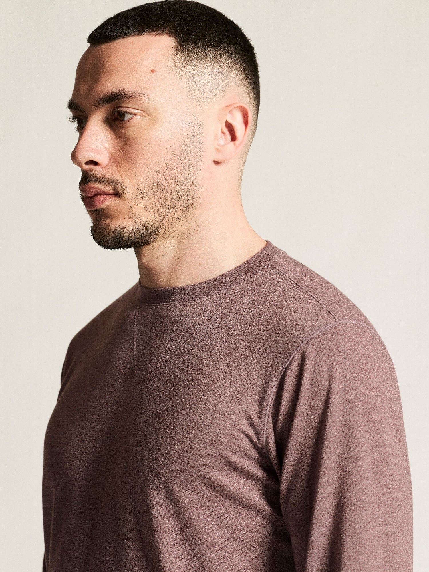 Men's Thermal Mesh CN - Flint Melange - Image 3
