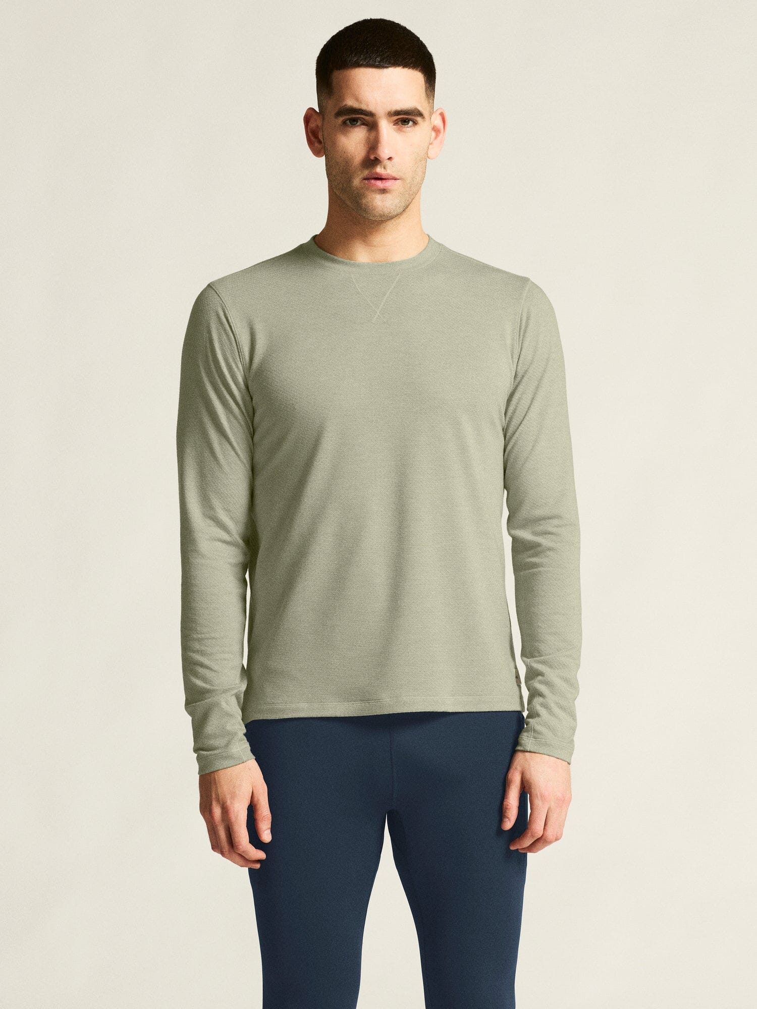 Men's Thermal Mesh CN - Pigeon Melange - Image 2