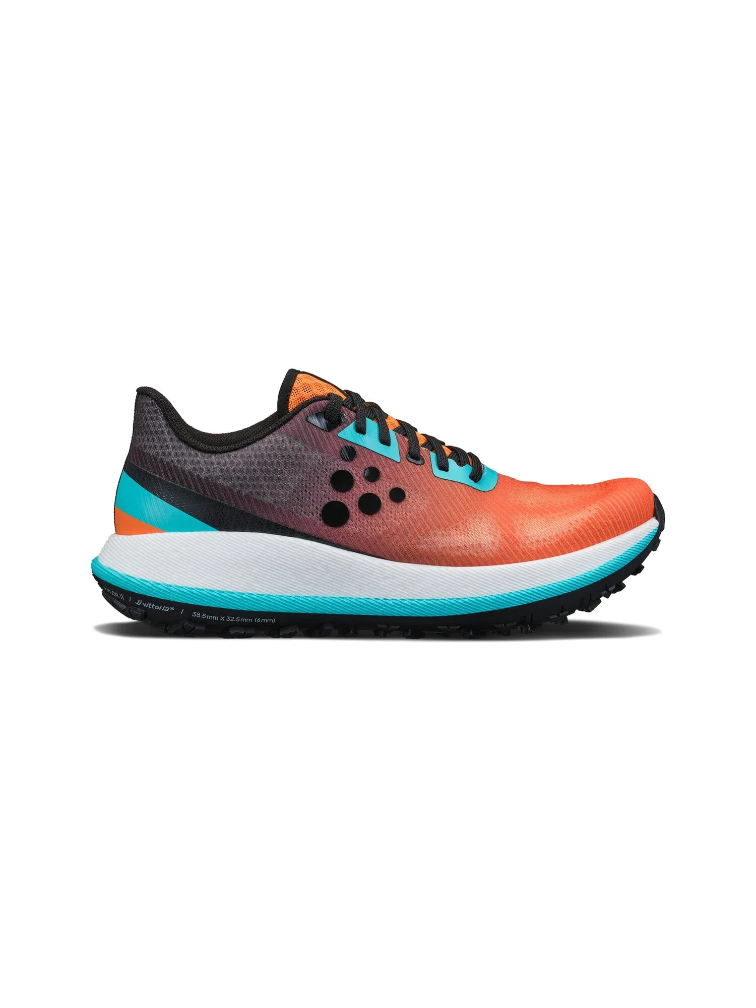 Men's Xplor 2 Running Shoe - Flourange/Contrast Black
