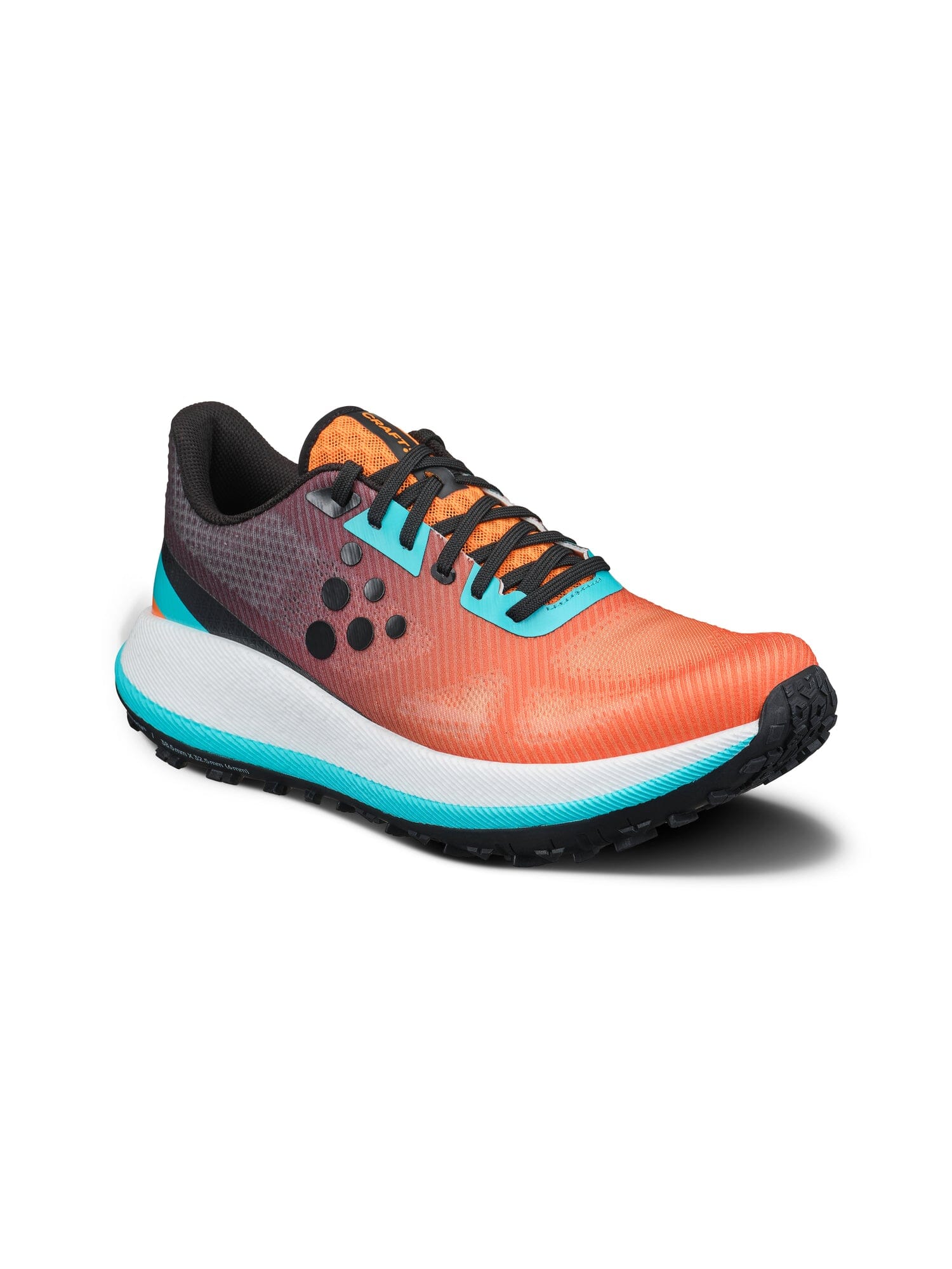 Men's Xplor 2 Running Shoe - Flourange/Contrast Black - Image 5