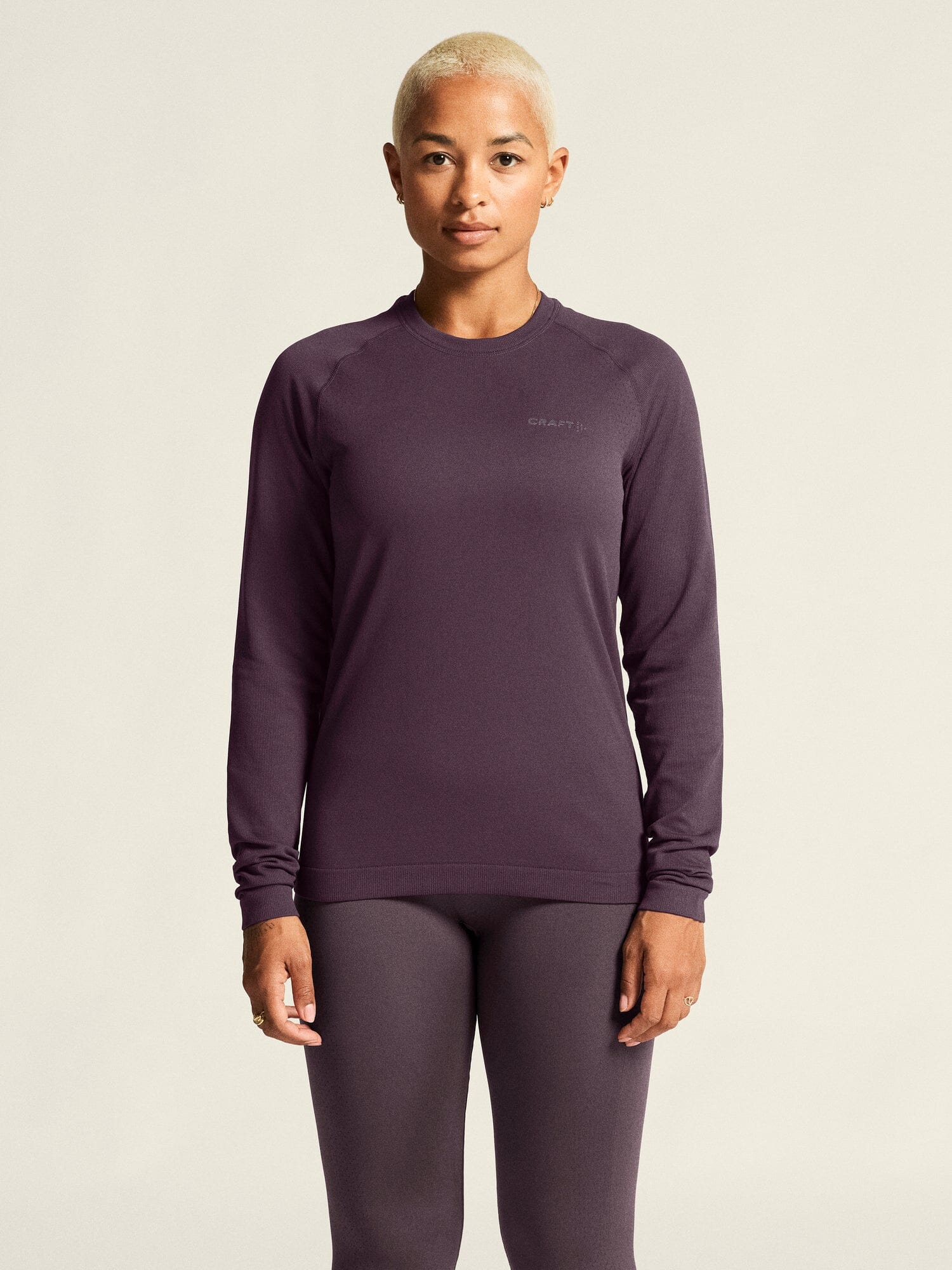 Women's Active Comfort LS 2 - DK Plum - Image 2