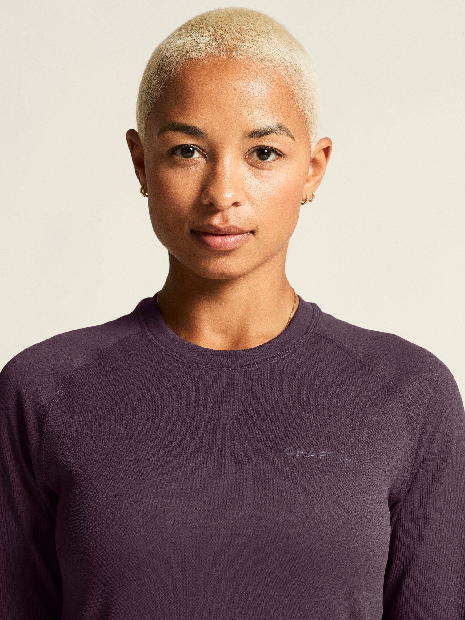 Women's Active Comfort LS 2 - DK Plum - Image 3