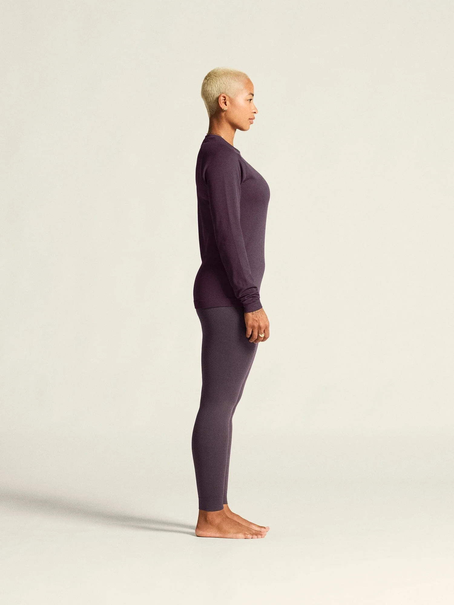 Women's Active Comfort LS 2 - DK Plum - Image 5