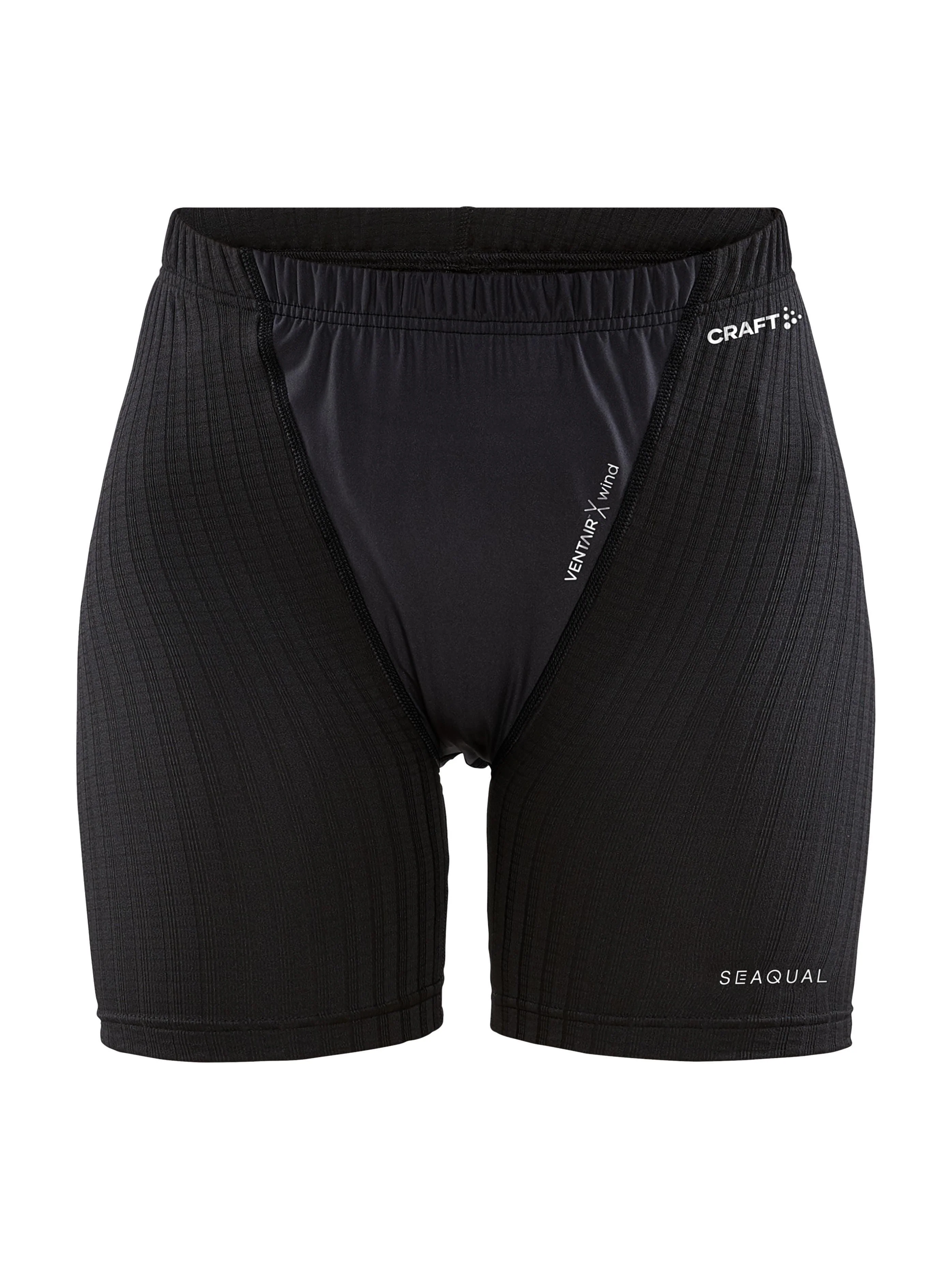 Women's Active Extreme X Wind Boxer Baselayer - Black/Granite - Image 5