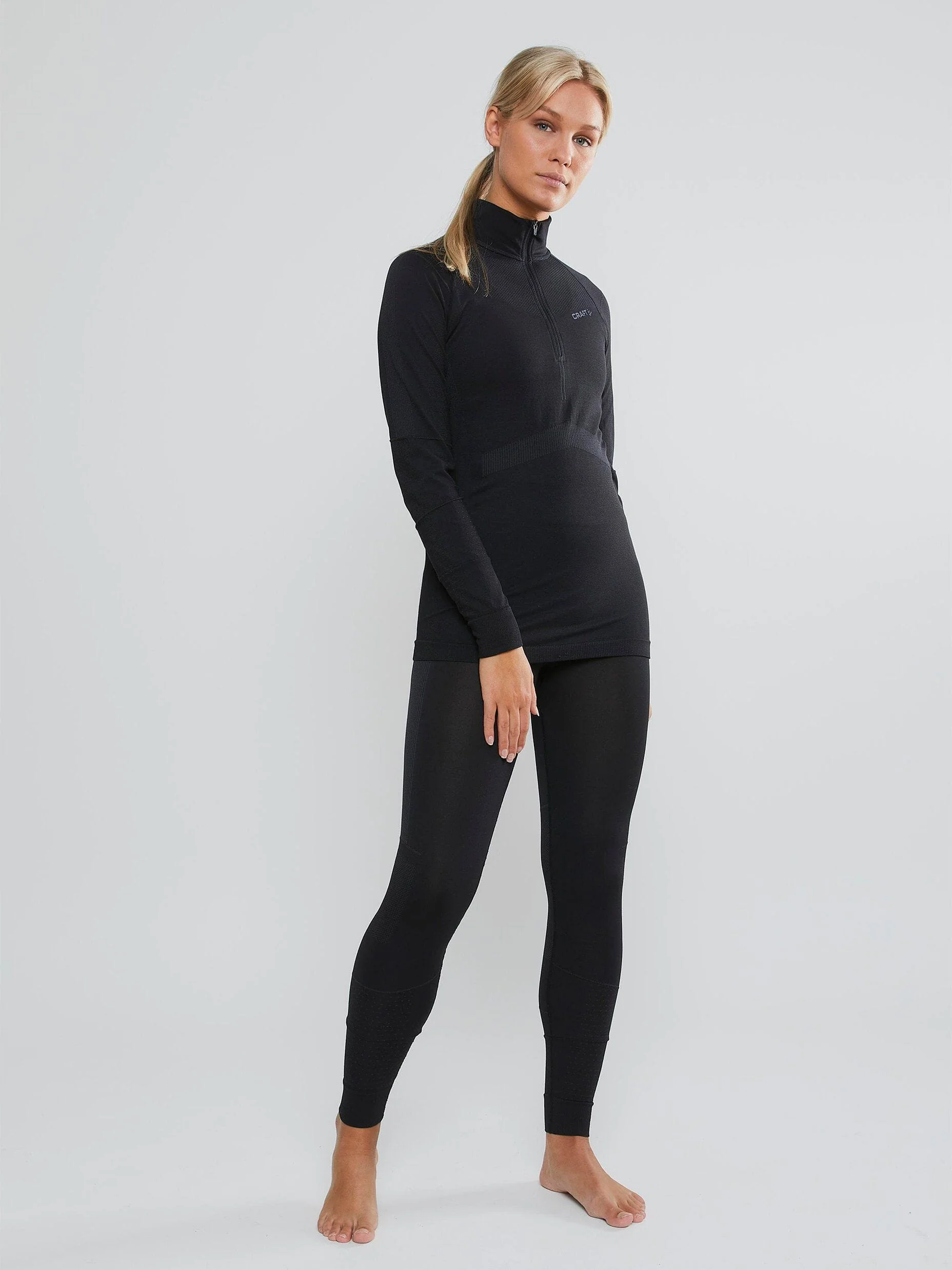 Women's Active Intensity Baselayer - BLACK/ASPHALT - Image 5